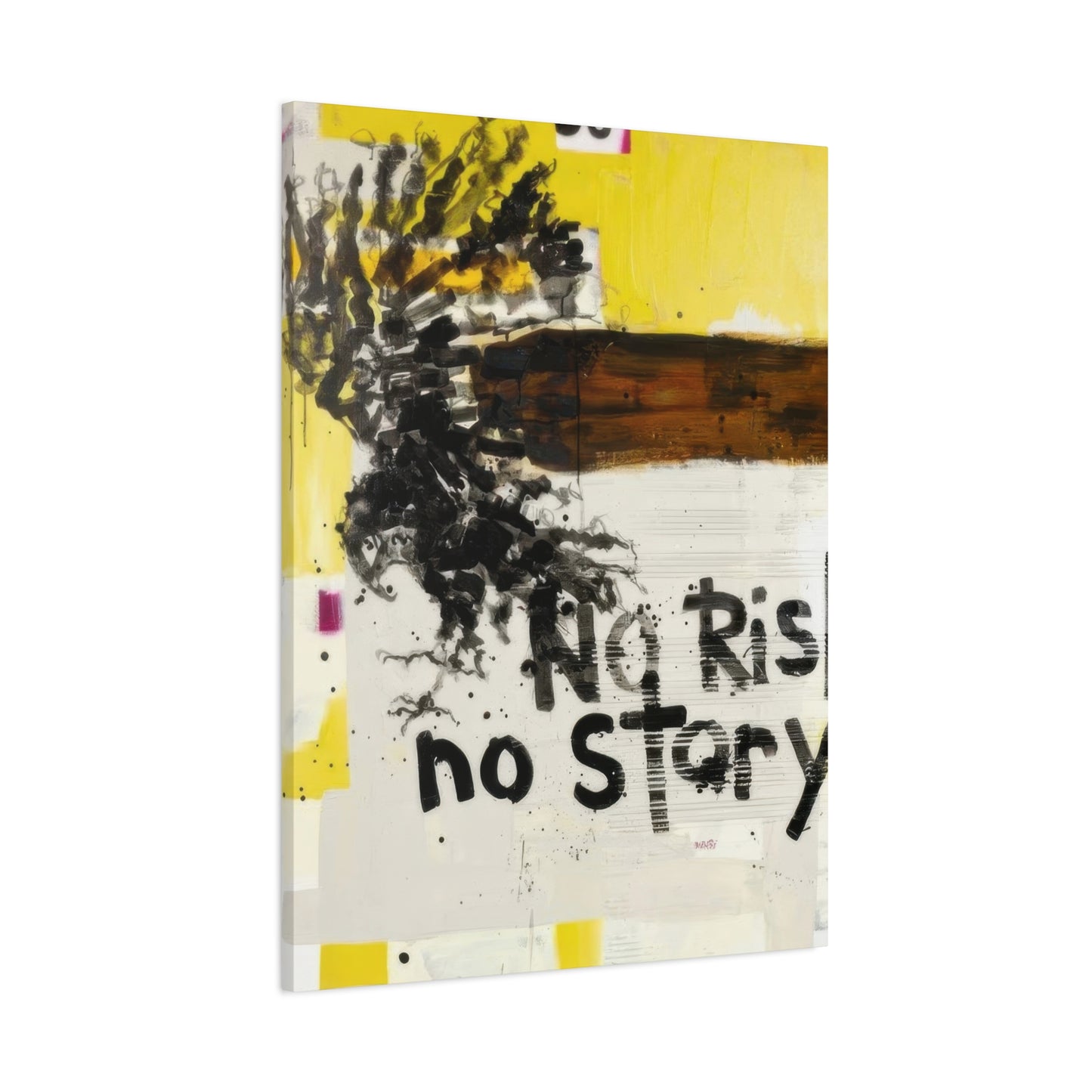 Kent Youngstrom No Risk No Story Yellow Wall Art & Canvas Prints