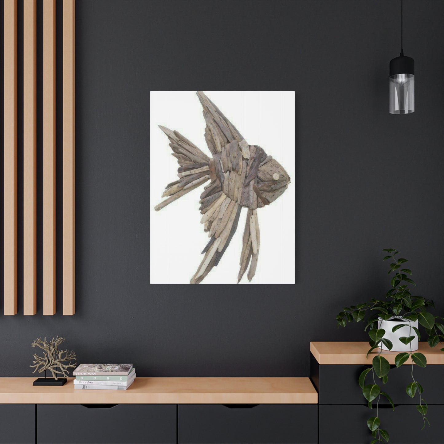 Driftwood Fish 2 Wall Art & Canvas Prints