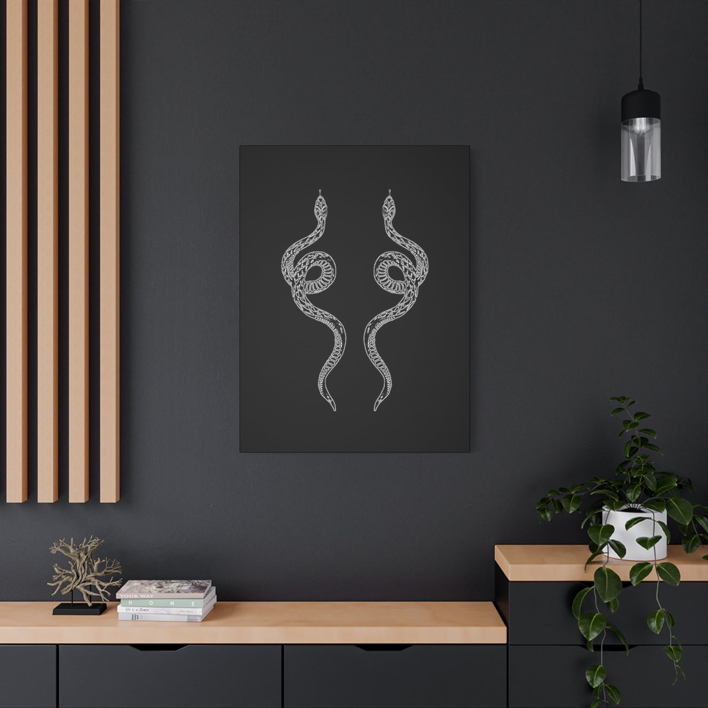 Two Snakes Poster Wall Art & Canvas Prints