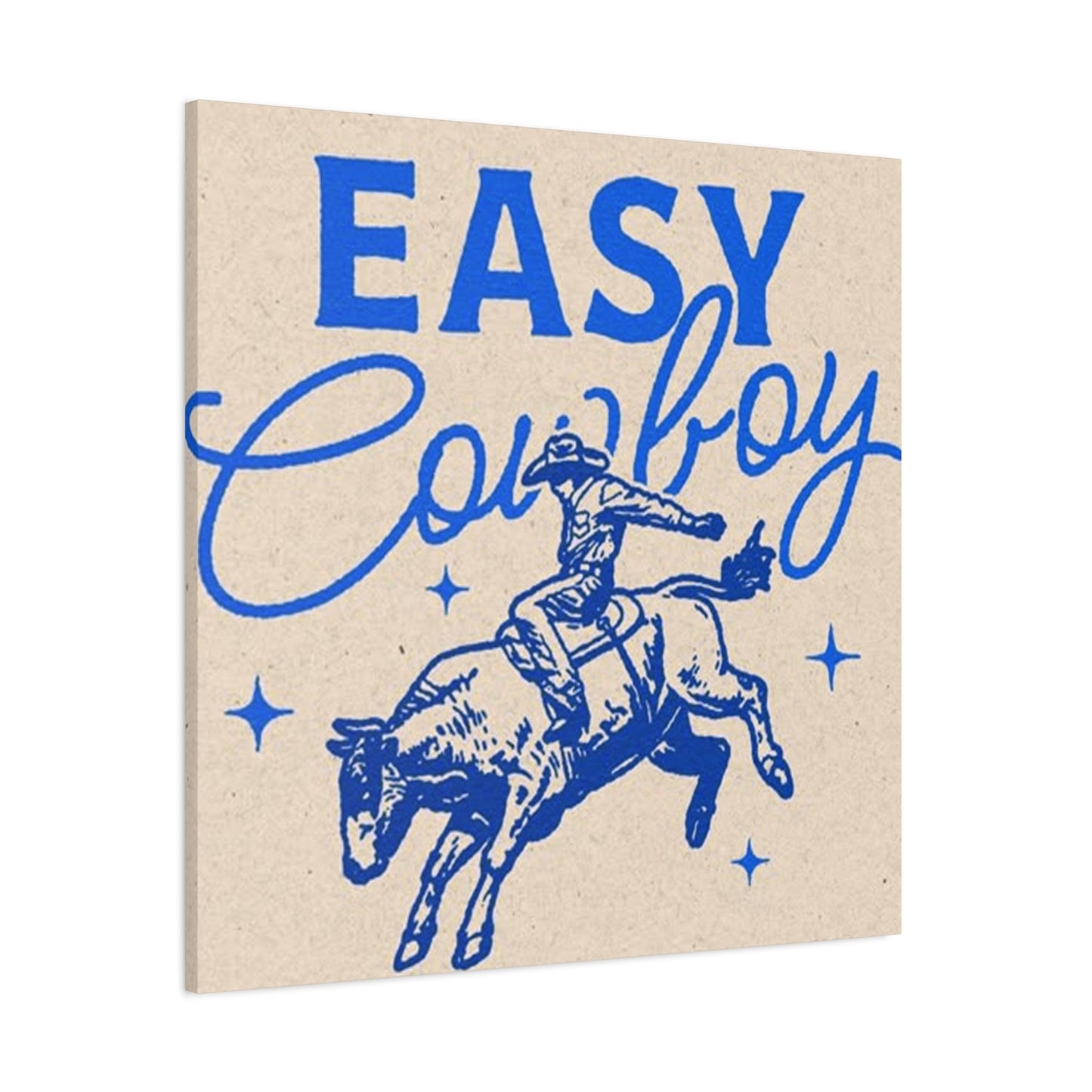 Easy Cowboy Drawing Wall Art & Canvas Prints