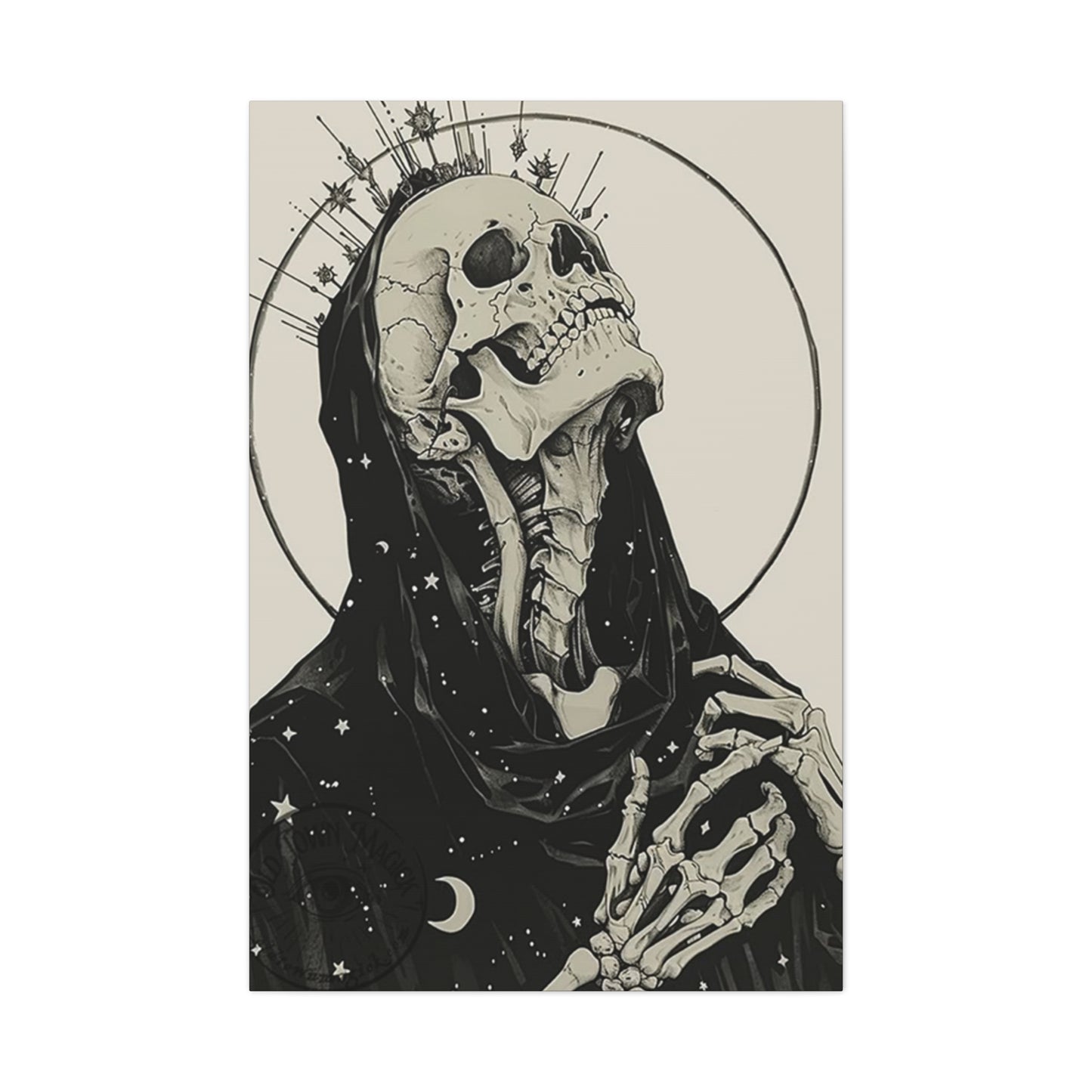 Covered Skeleton Cloth Poster Wall Art & Canvas Prints