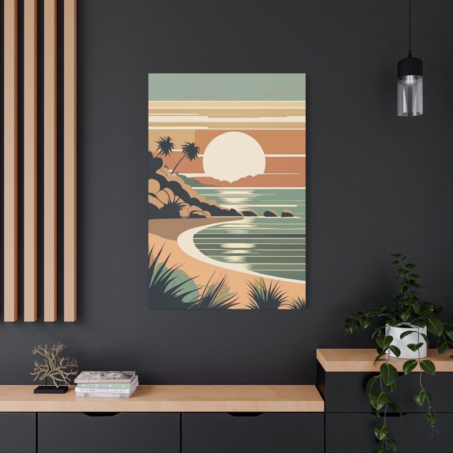 Sunset Landscape Earth Tones Wall Art & Canvas Prints