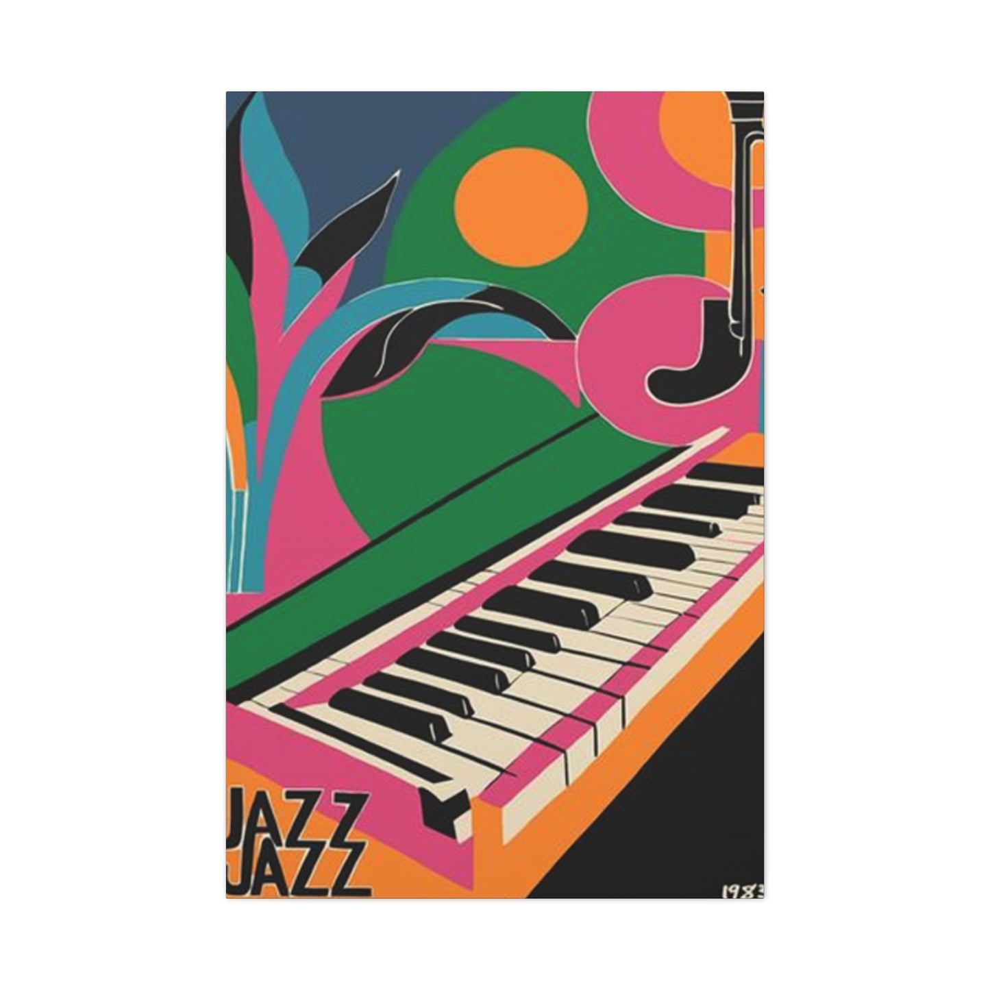Colorful Jazz Poster Wall Art & Canvas Prints