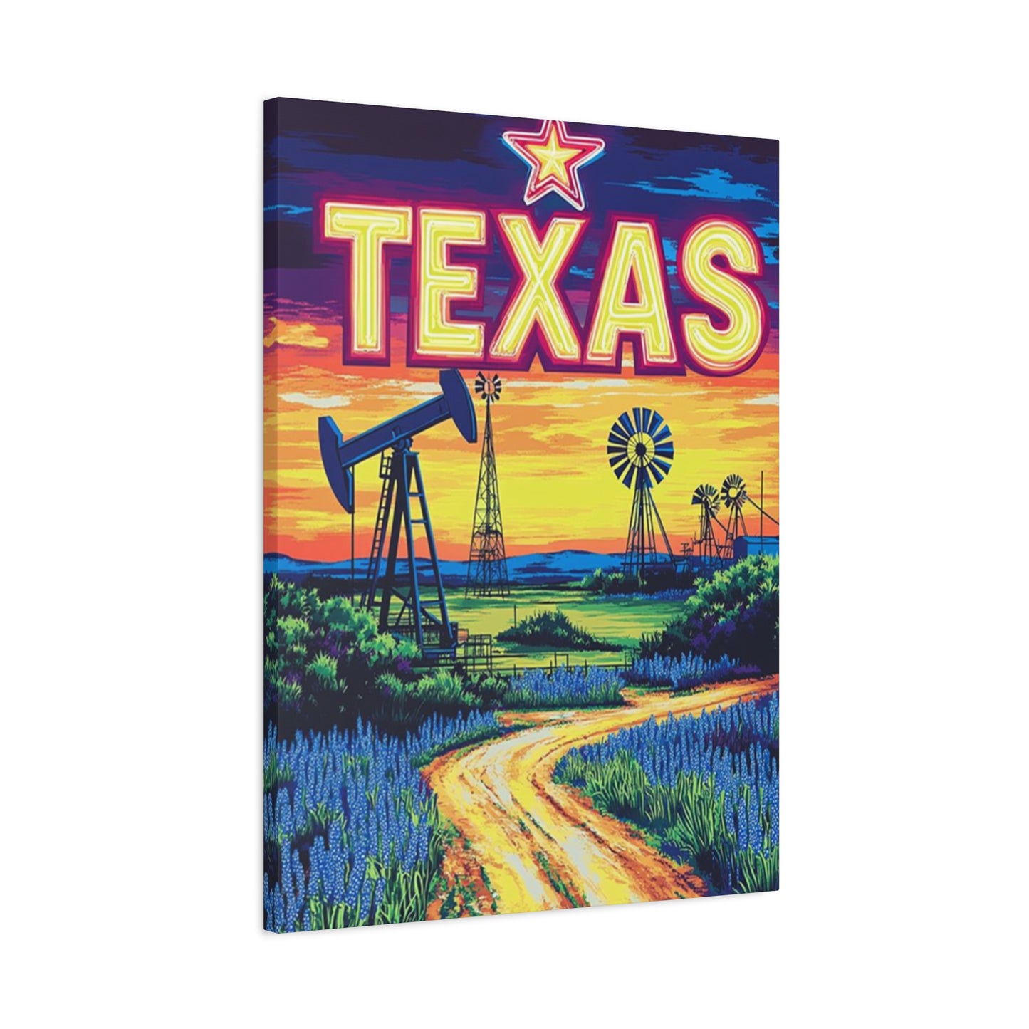 Texas Landscape Painting Wall Art & Canvas Prints