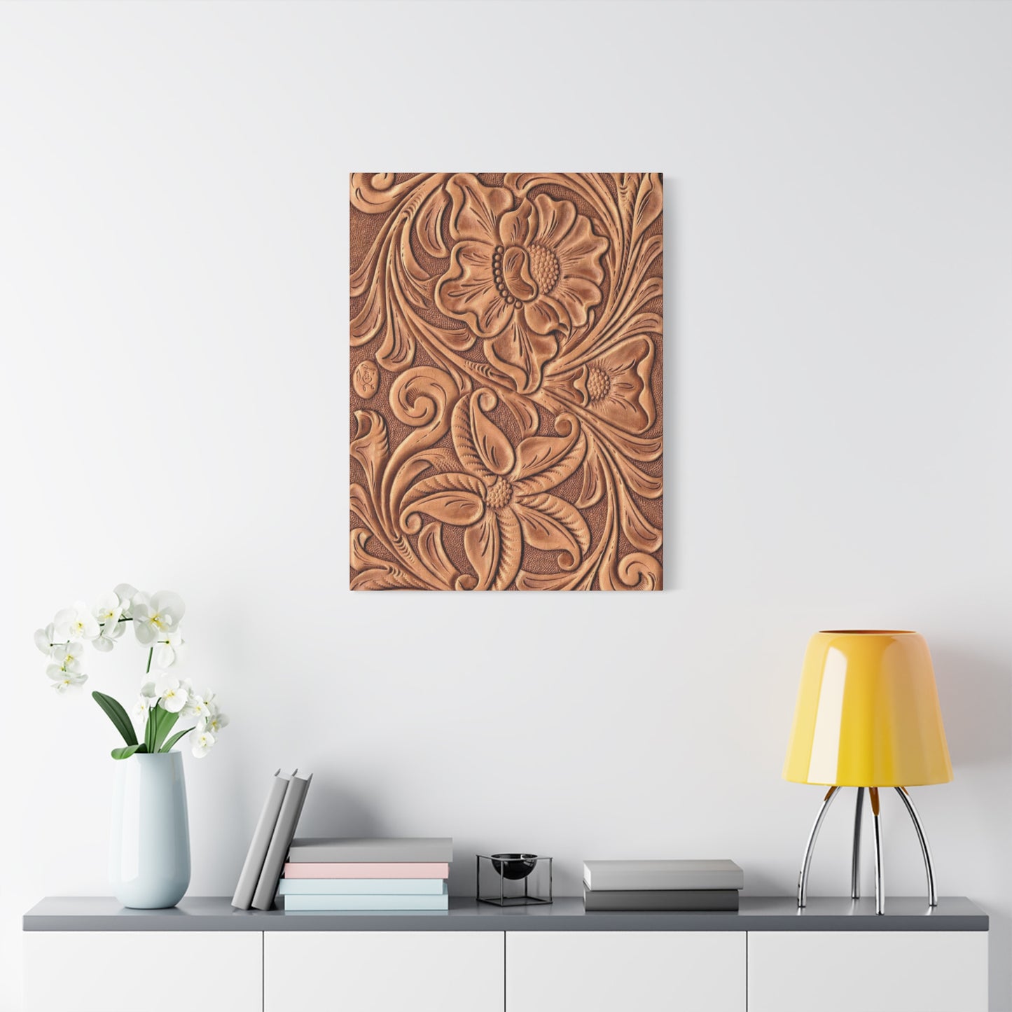 Flower And Leaves Pattern Wall Art & Canvas Prints