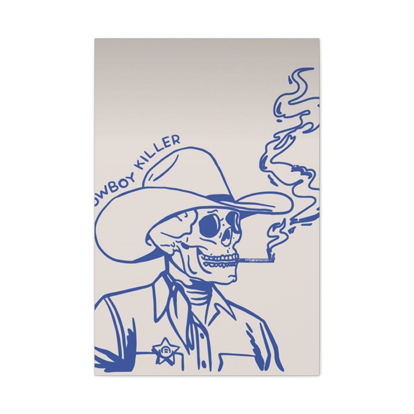 Cowboy Killer Sketch Wall Art & Canvas Prints