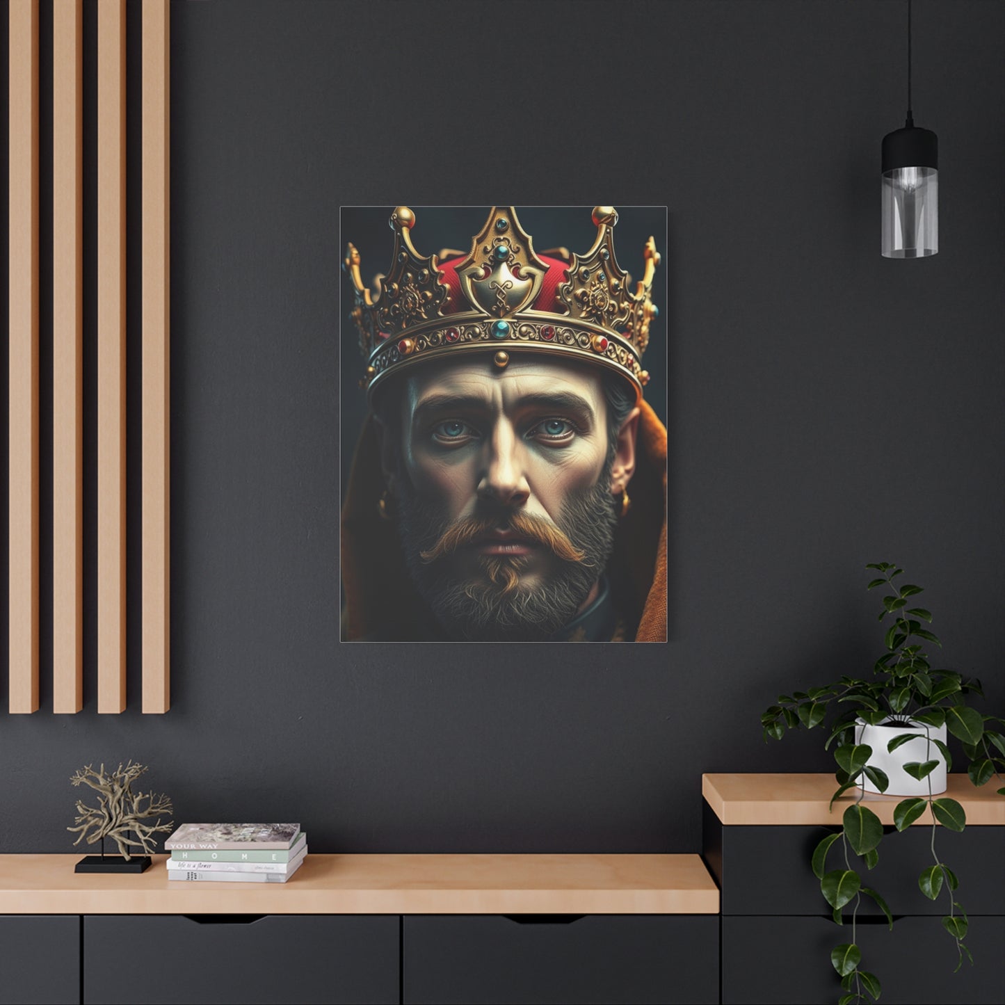 Crown Art Luxury Canvas Wall Art & Canvas Print