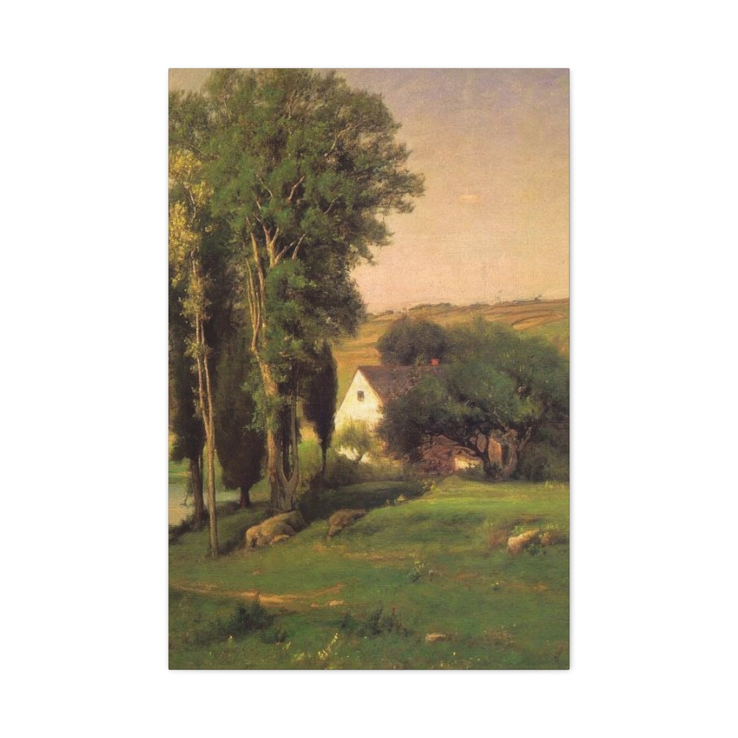 Old Homestead George Inness Wall Art & Canvas Prints