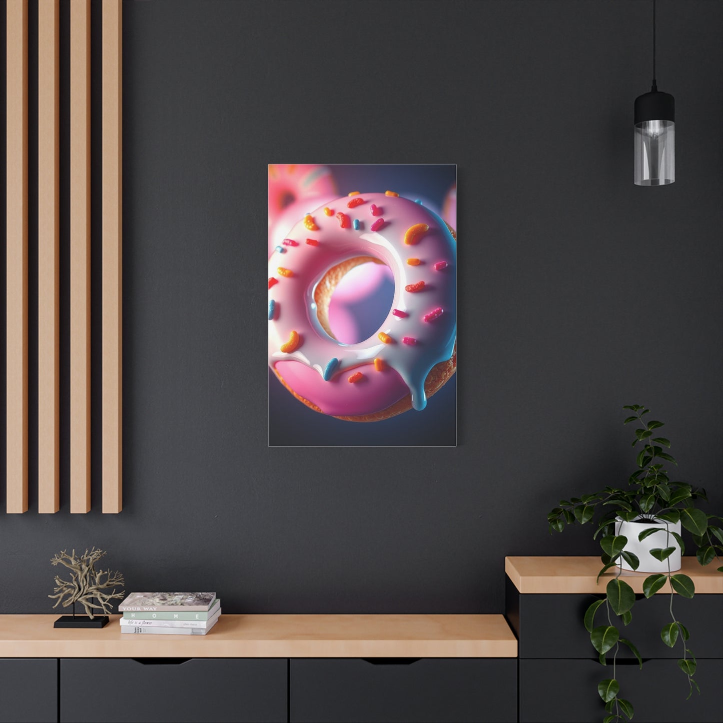 Donut Art Refined Canvas Wall Art & Canvas Print