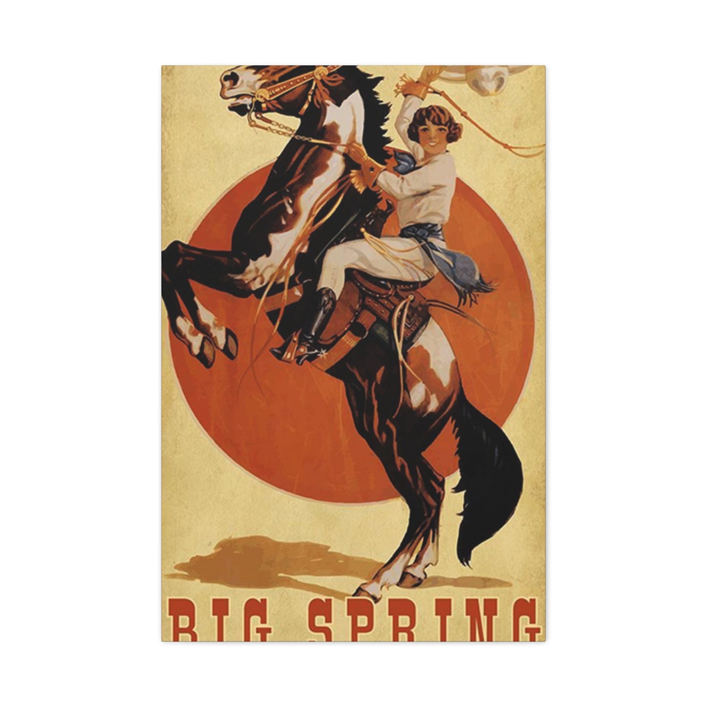 Girl Riding Horse Poster Wall Art & Canvas Prints