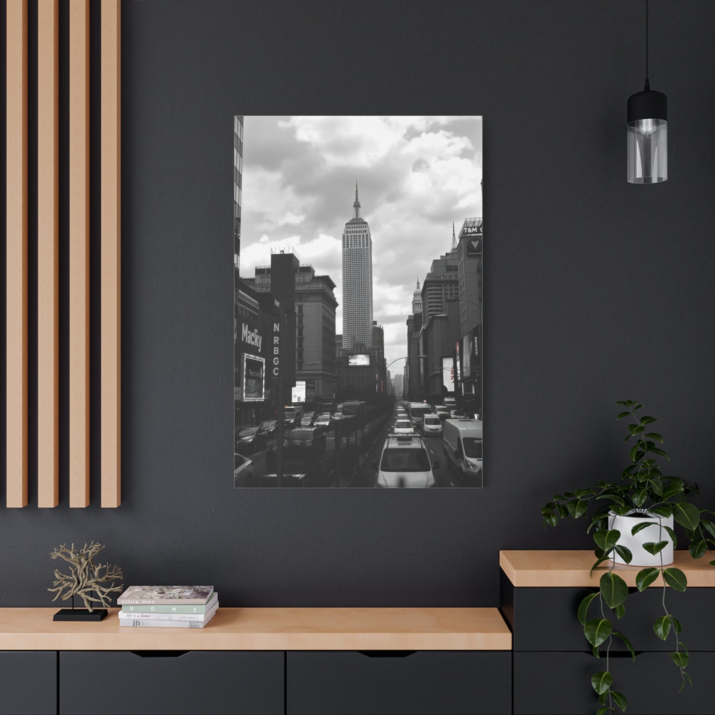 Masterpiece Black & White Cityscapes Art Vision Wall Art & Canvas Print