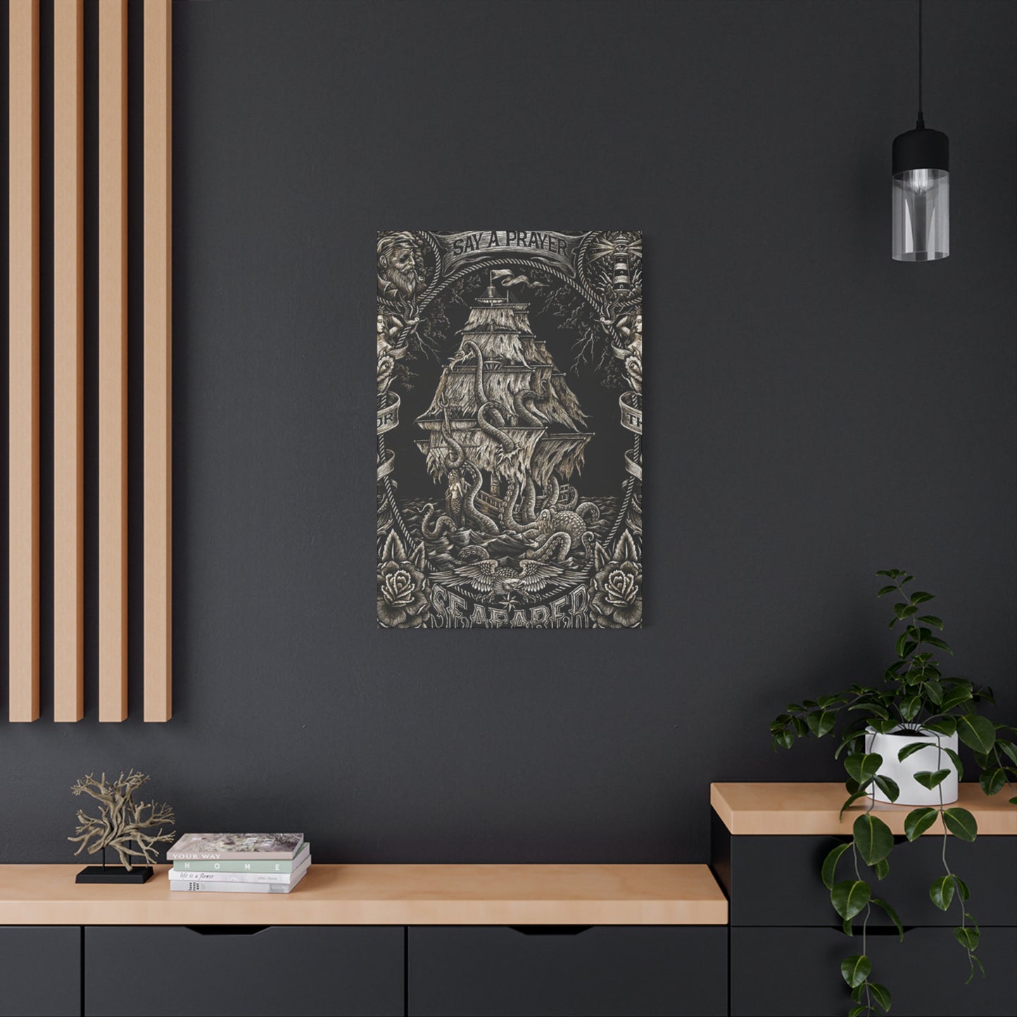 Ship In Sea Wall Art & Canvas Prints