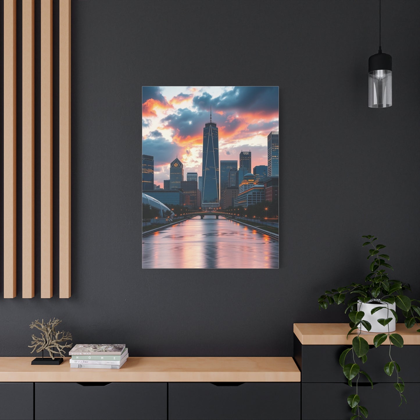 Vision Houston Skylines Art Art Wall Art & Canvas Print