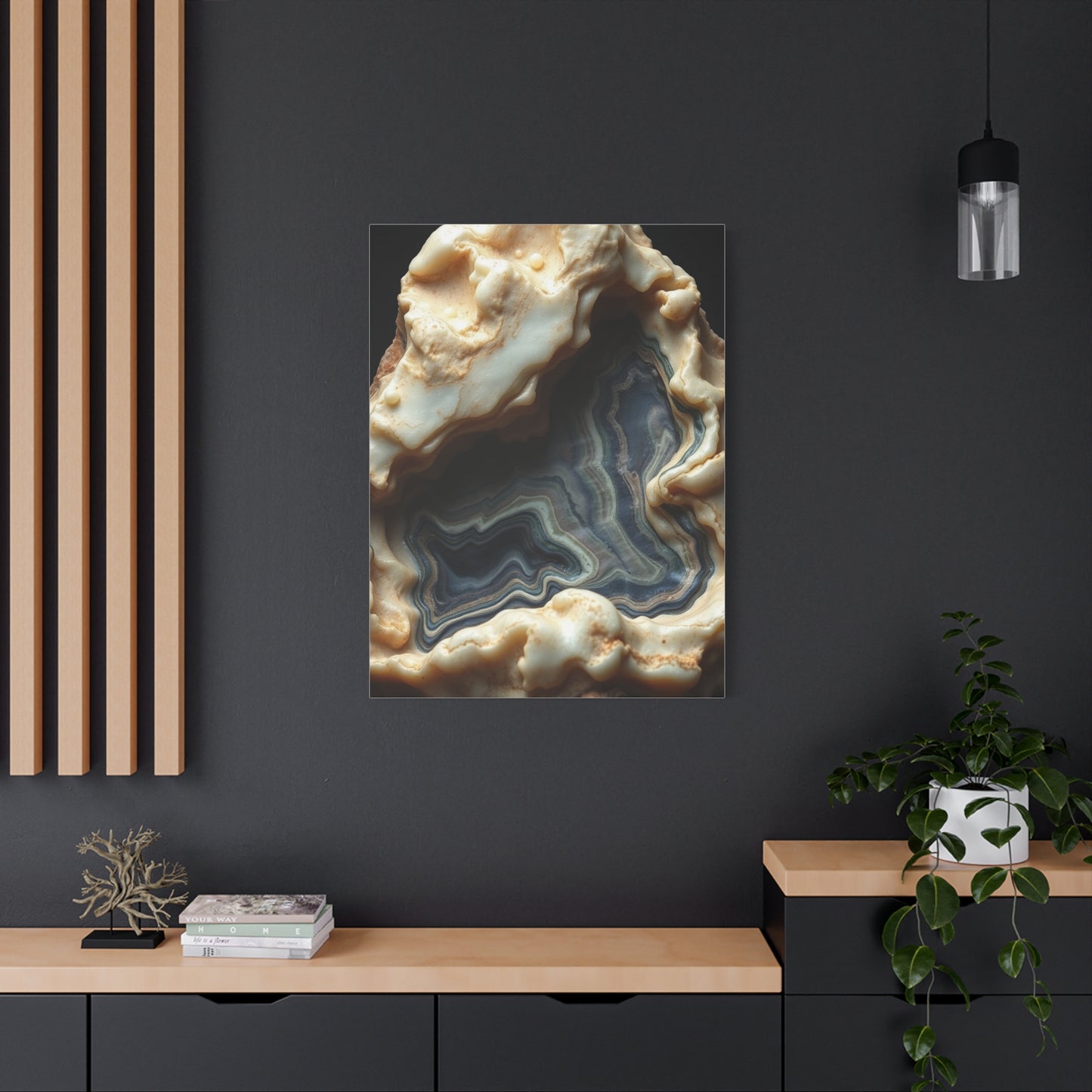 Vision Charcoal, Onyx, and Ivory Art Art Wall Art & Canvas Print