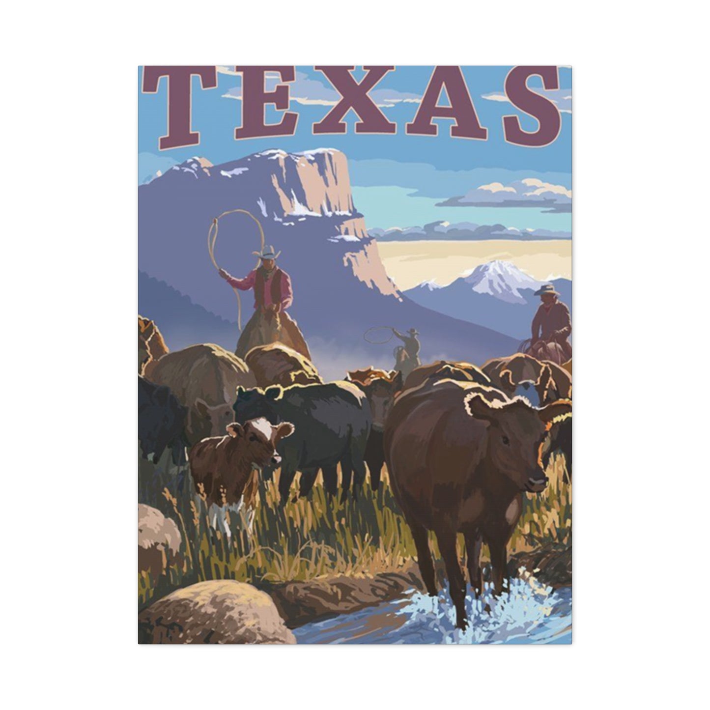 Cowboys Of Texas Poster Wall Art & Canvas Prints