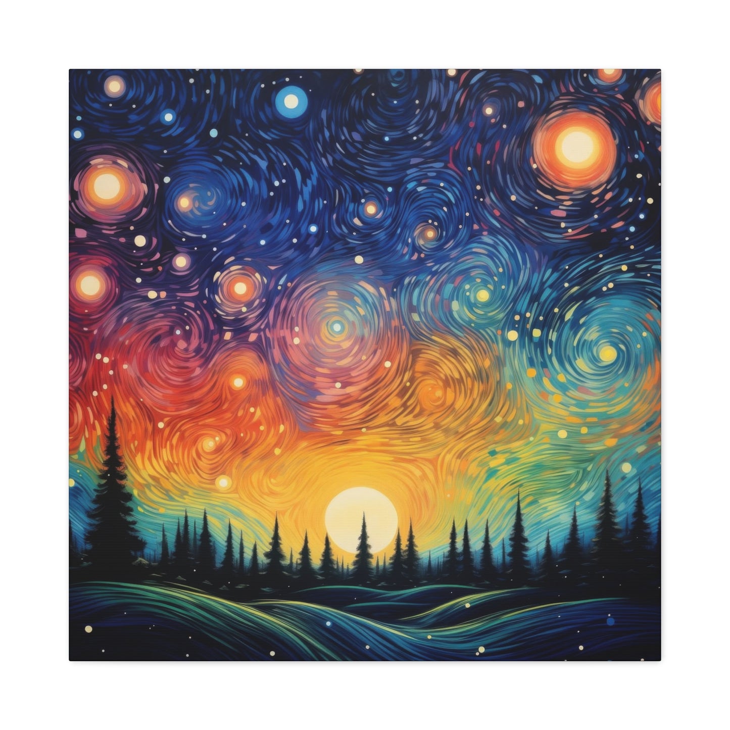 Twirly Sky Fresh Wall Art & Canvas Prints