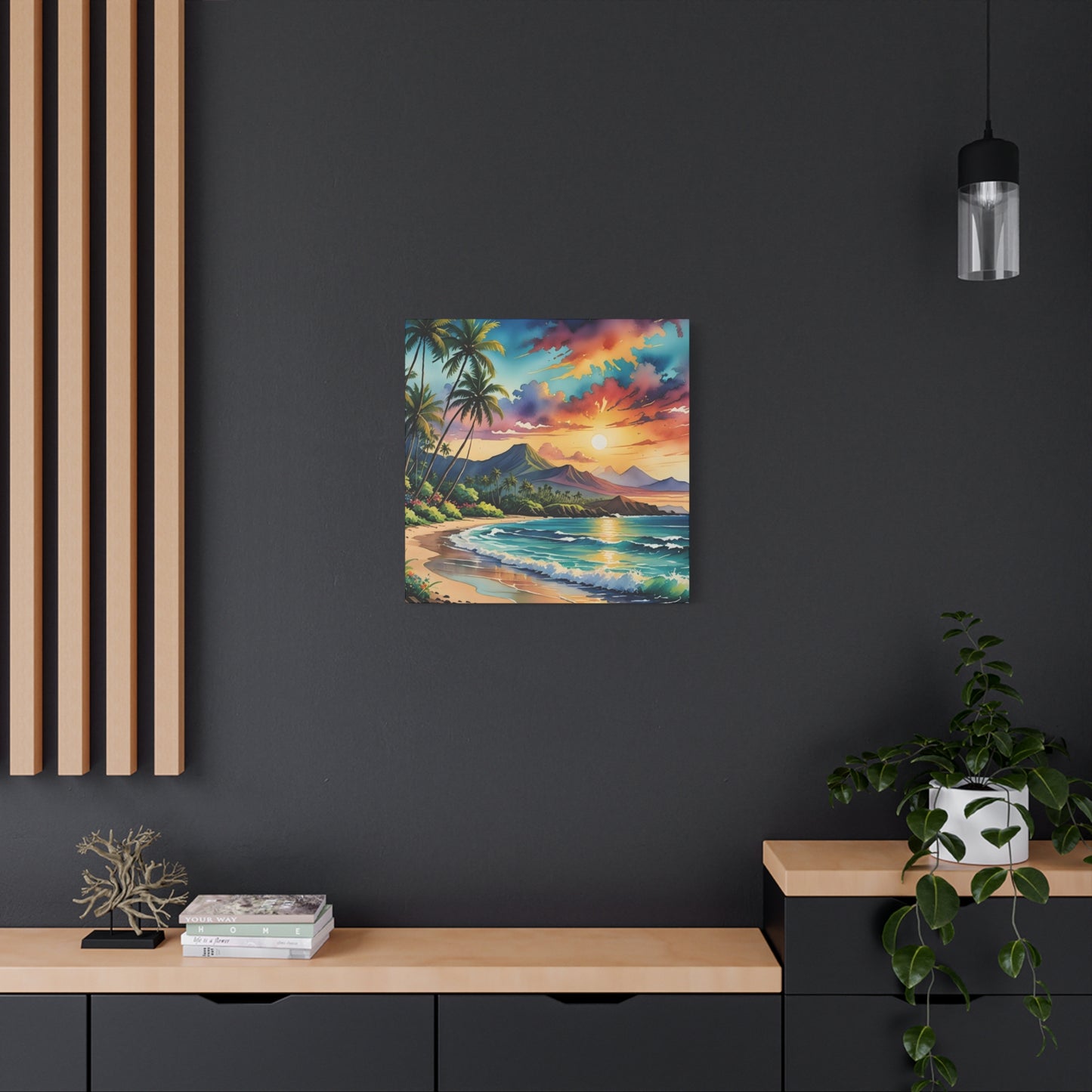 Hawaii Beach Sunset Wall Art & Canvas Prints