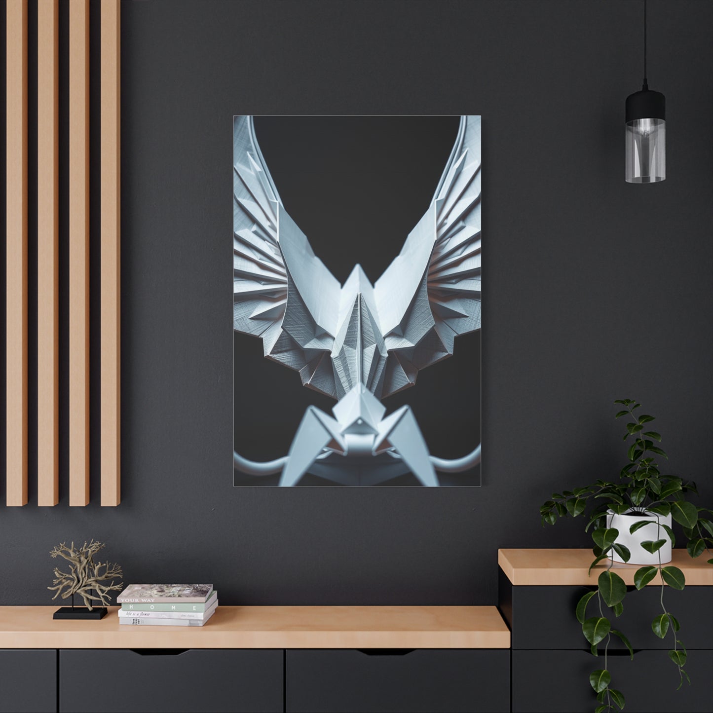 Secretive Origami Brilliance Wall Art & Canvas Print