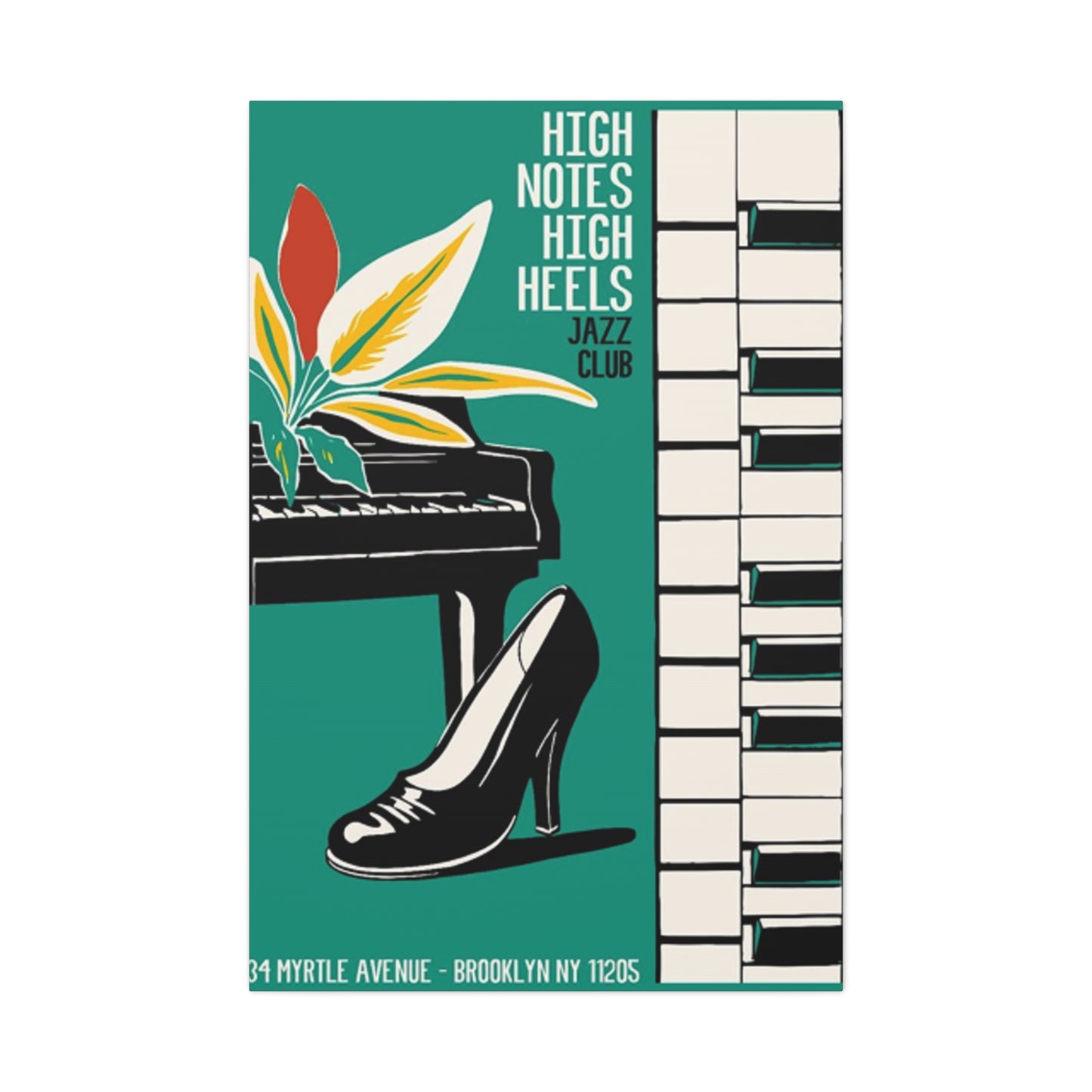 High Notes High Heels Wall Art & Canvas Prints