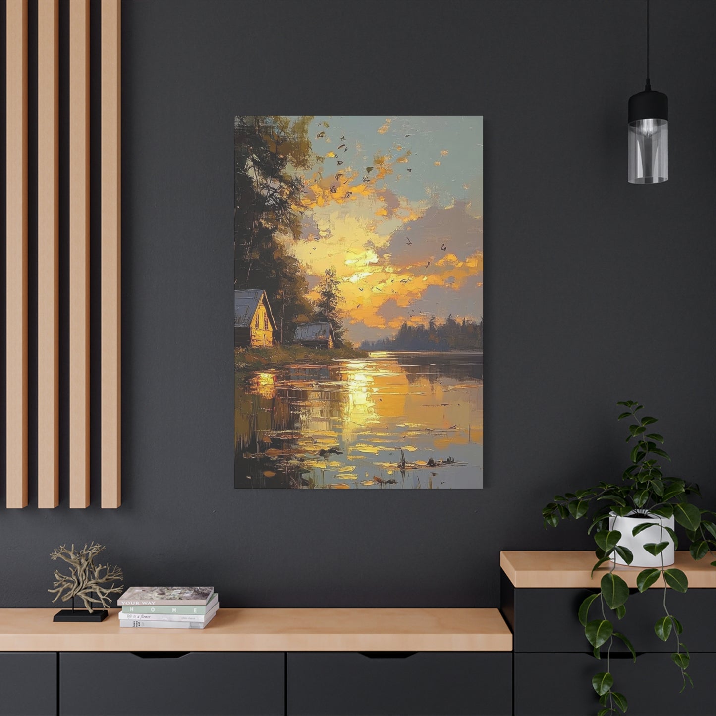 Sunset Impressionism Wall Art & Canvas Prints