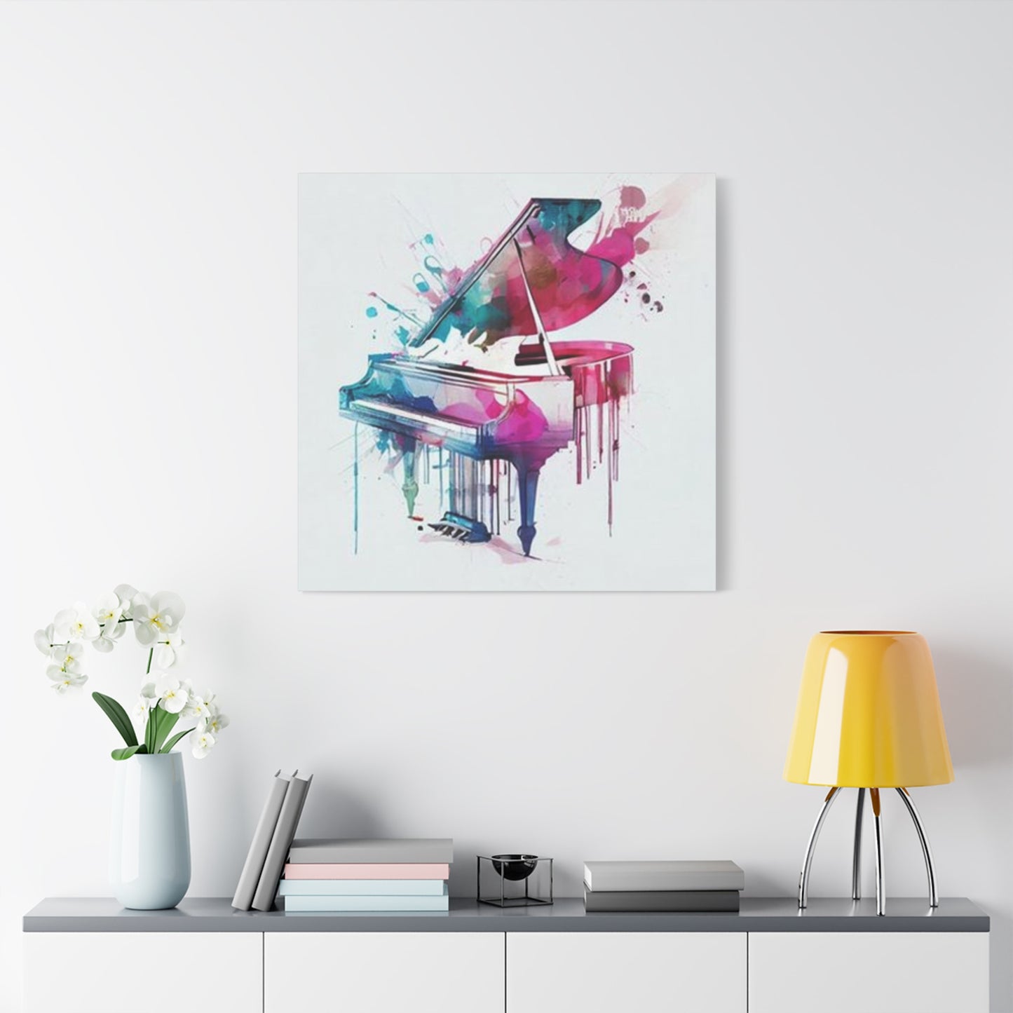 Colorful Piano Painting Wall Art & Canvas Prints