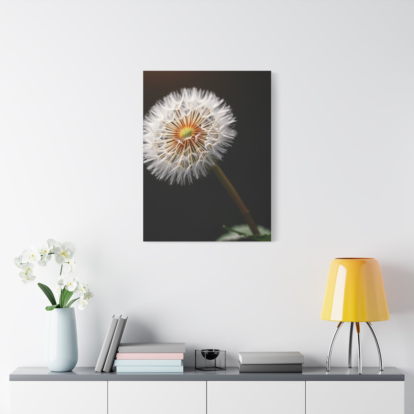 Dandelion Flower Art Refined Canvas Wall Art & Canvas Print