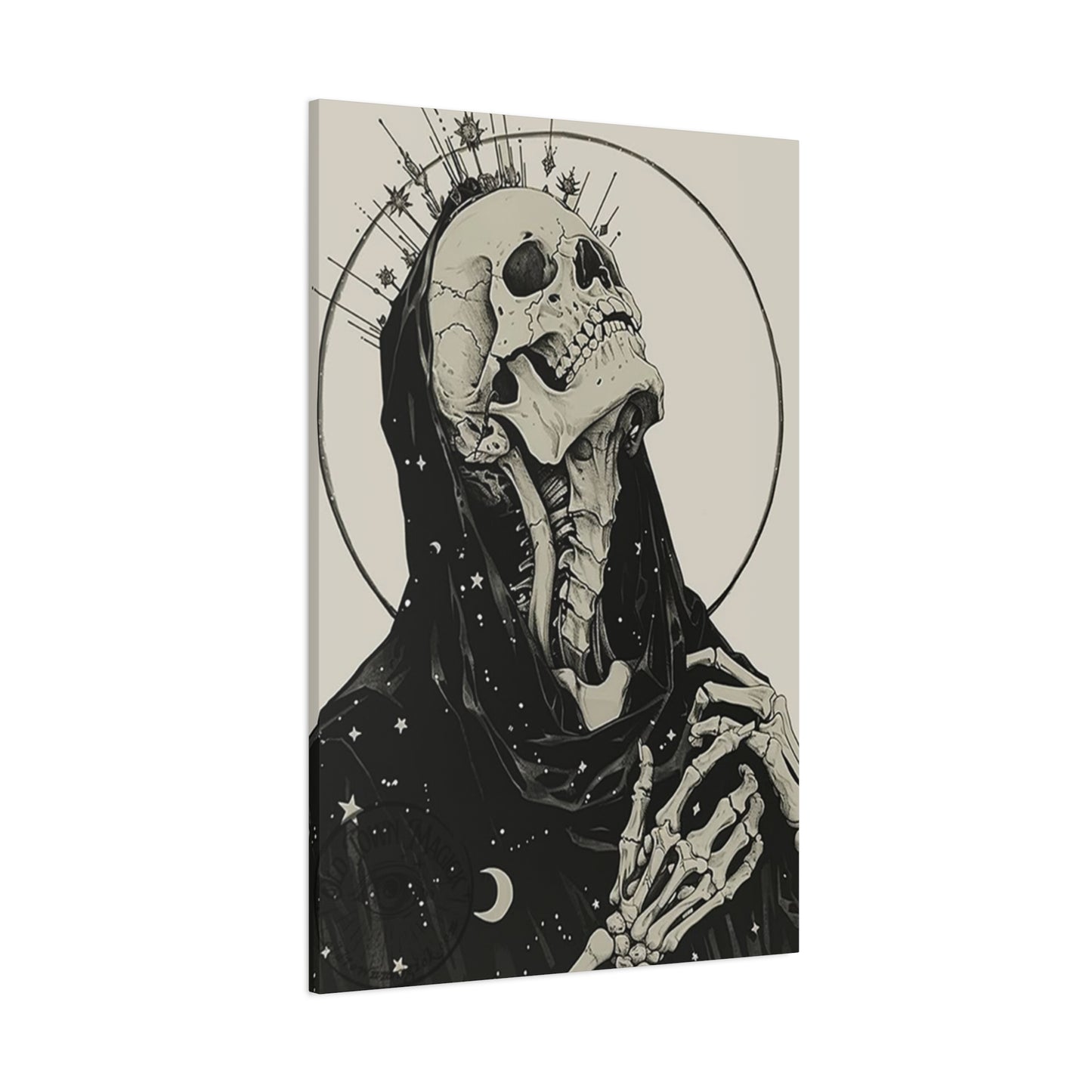 Covered Skeleton Cloth Poster Wall Art & Canvas Prints
