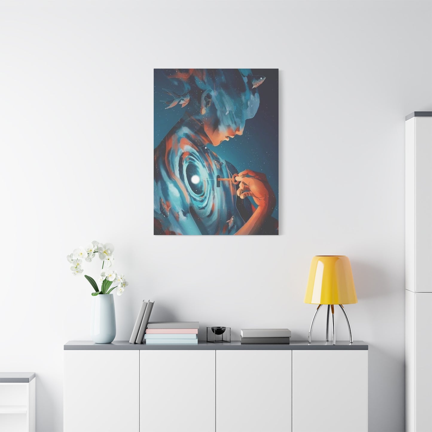 Female Key & Hole Spiritual Wall Art & Canvas Prints