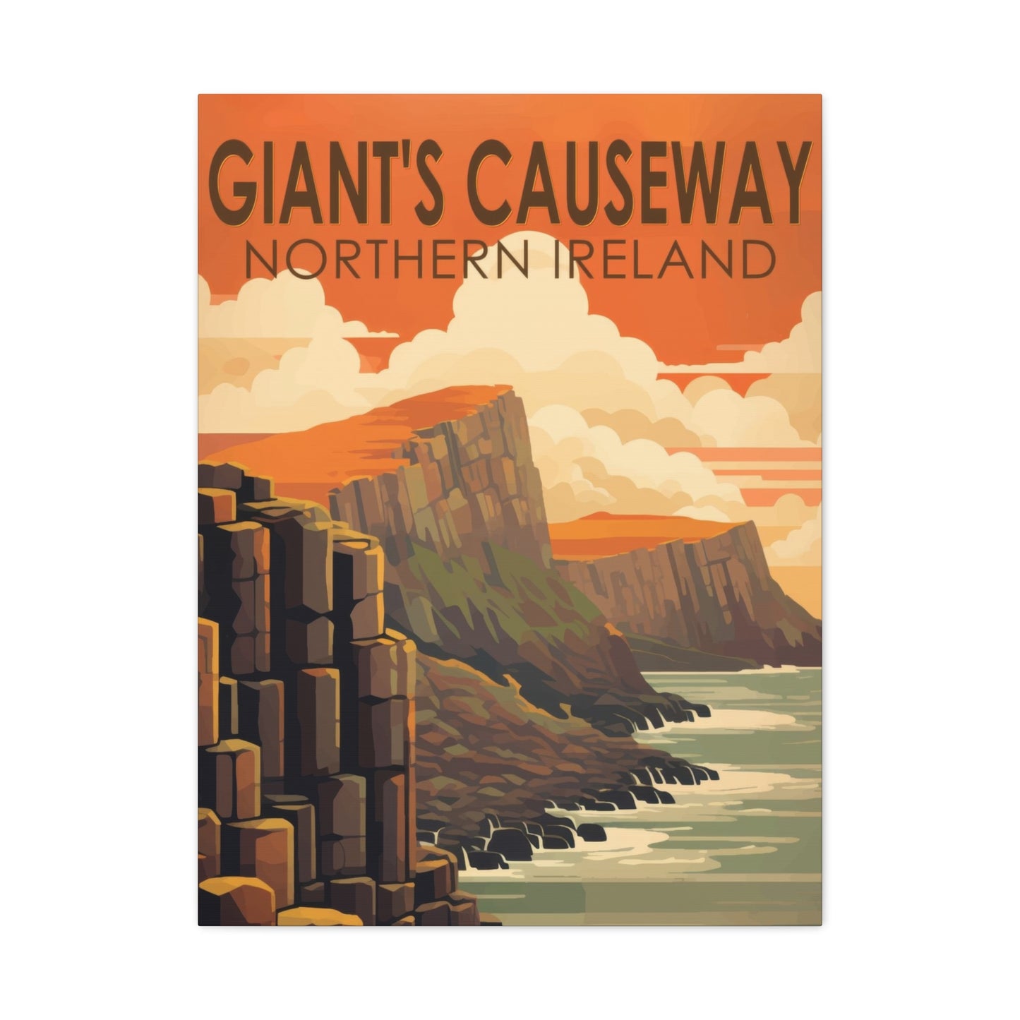 Giants Causeway Northern Ireland Wall Art & Canvas Prints