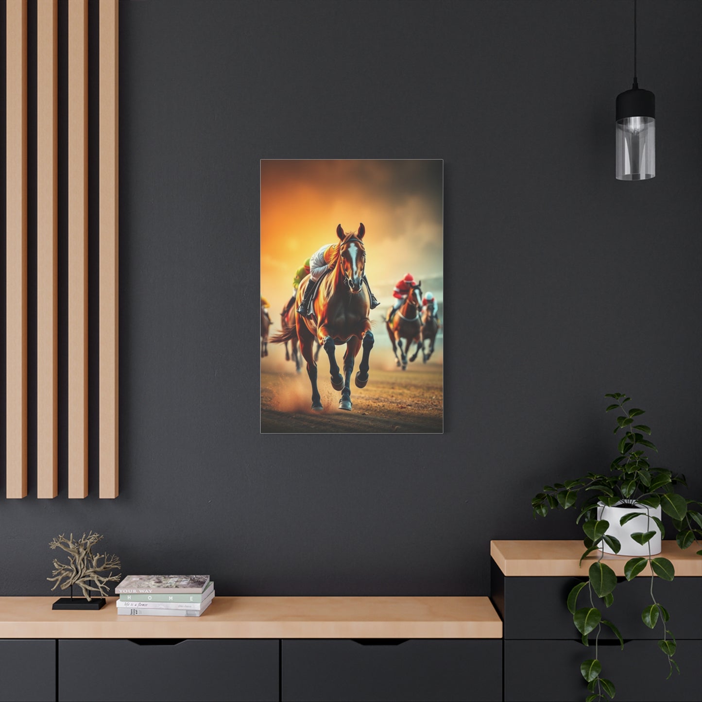 Horse Racing Art Supreme Gallery Wall Art & Canvas Print