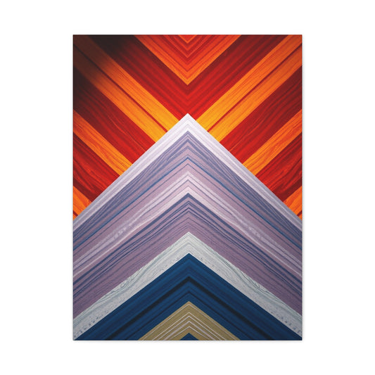 Chevron Pattern Art Supreme Gallery Wall Art & Canvas Print