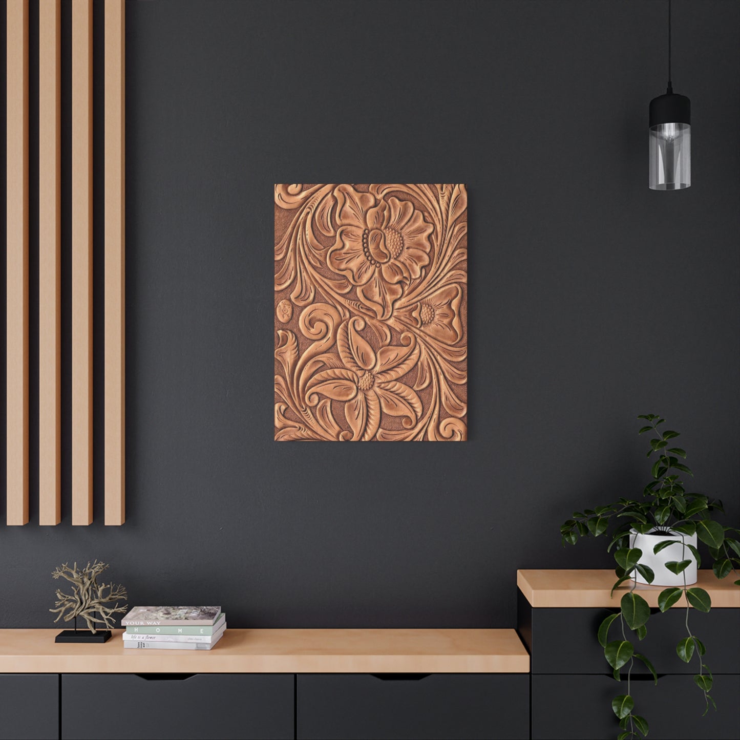 Flower And Leaves Pattern Wall Art & Canvas Prints