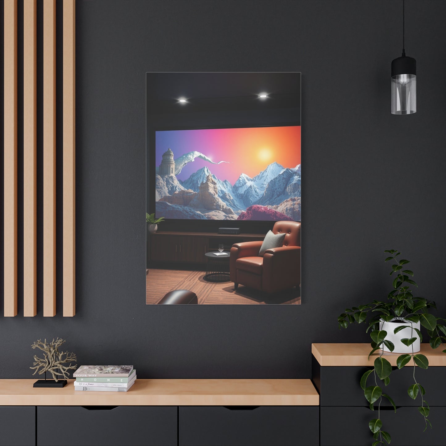 Home Theater Art Luxury Canvas Wall Art & Canvas Print