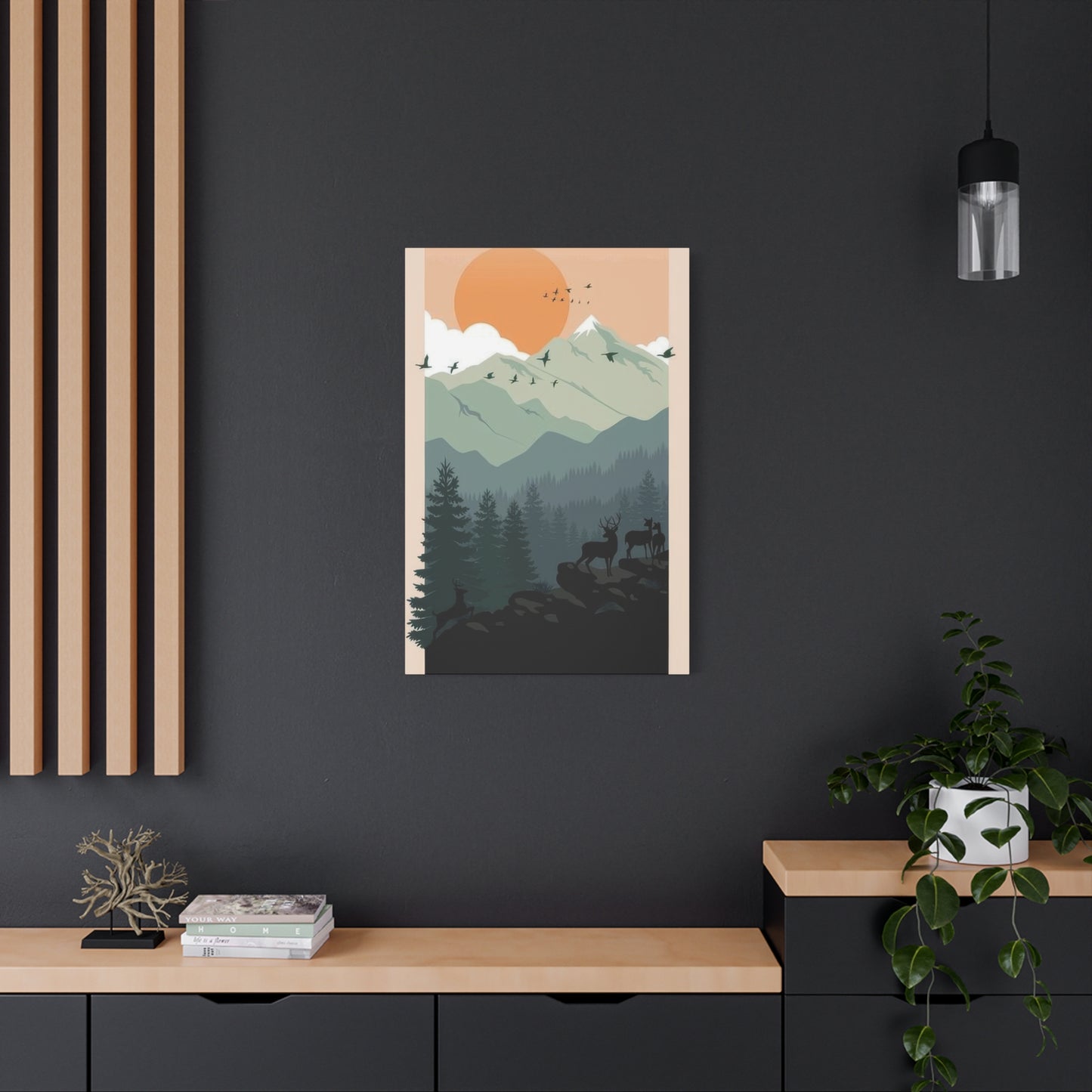 Forest Landscape Abstract Wall Art & Canvas Prints