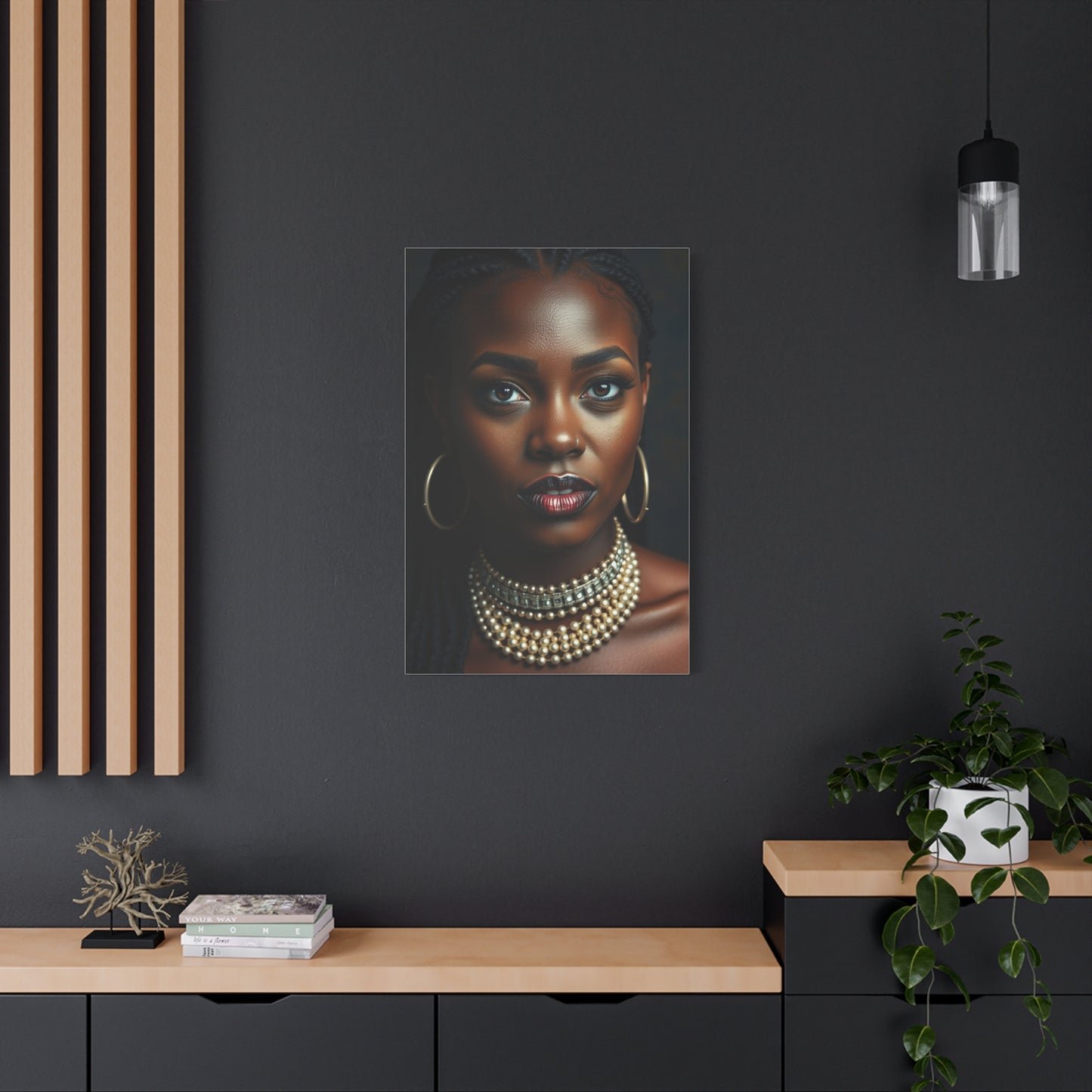 Masterpiece Domonique Brown Art Vision Wall Art & Canvas Print