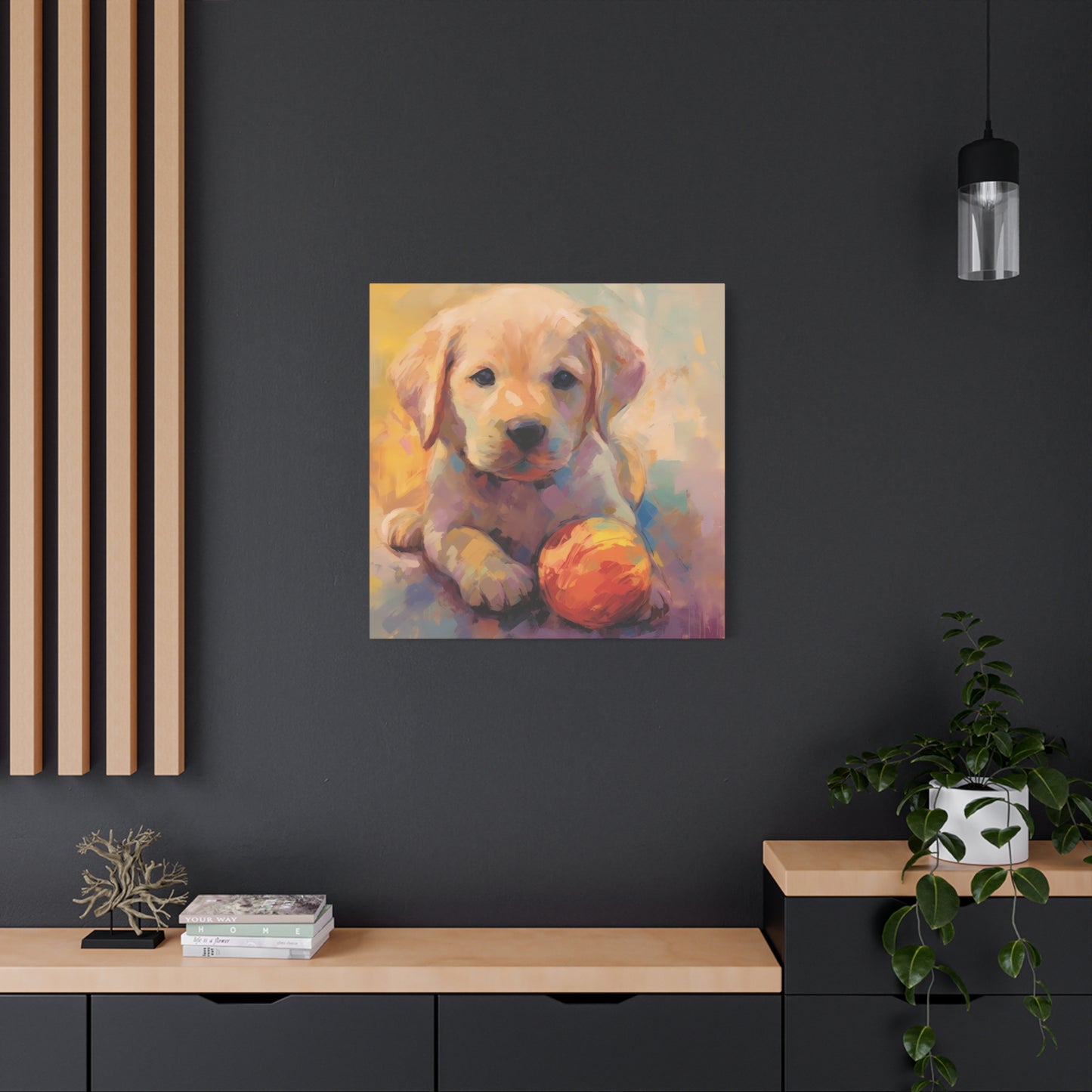 Playful Puppy Dog Wall Art & Canvas Prints