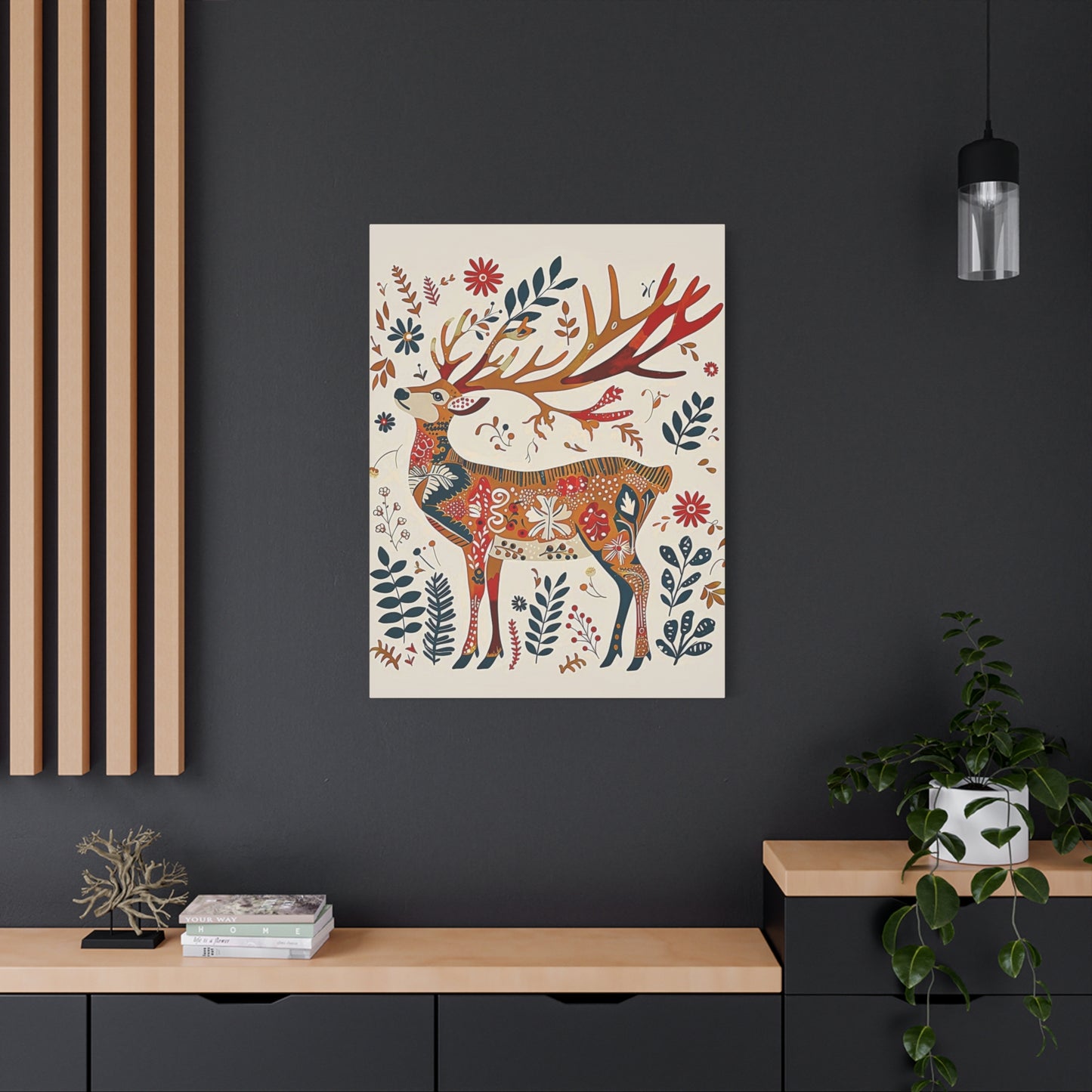 Deer Scandinavia 2 Wall Art & Canvas Prints