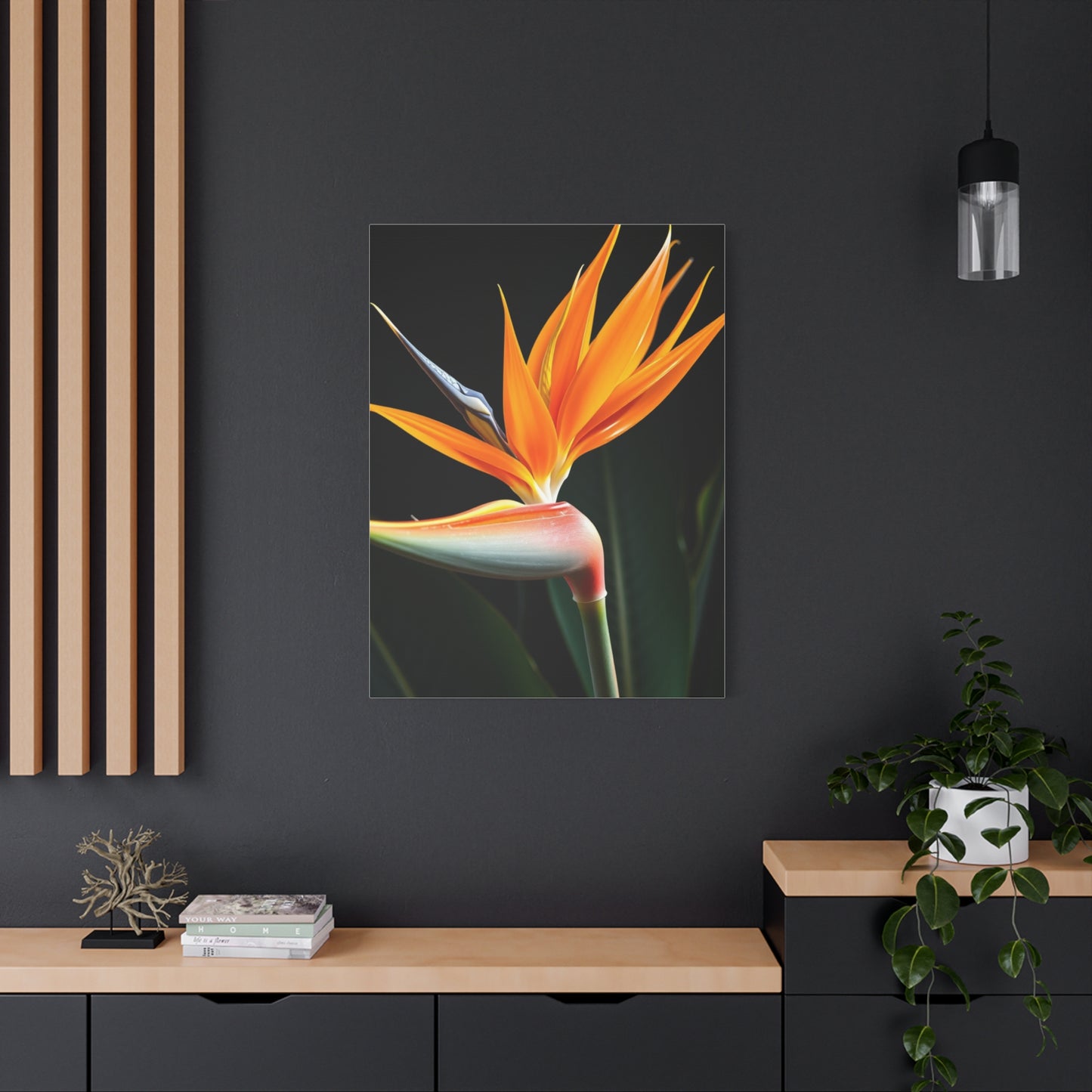 Vision Bird of Paradise Plant Art Art Wall Art & Canvas Print