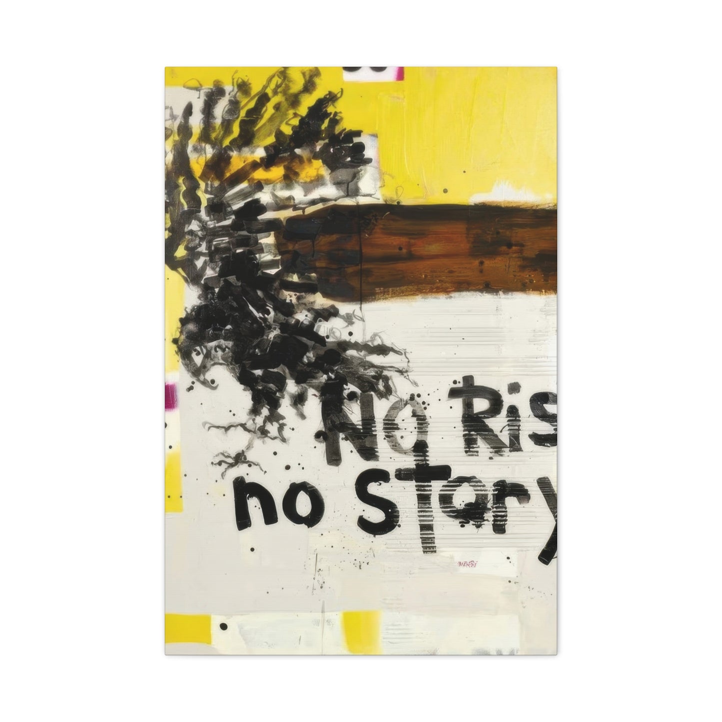 Kent Youngstrom No Risk No Story Yellow Wall Art & Canvas Prints