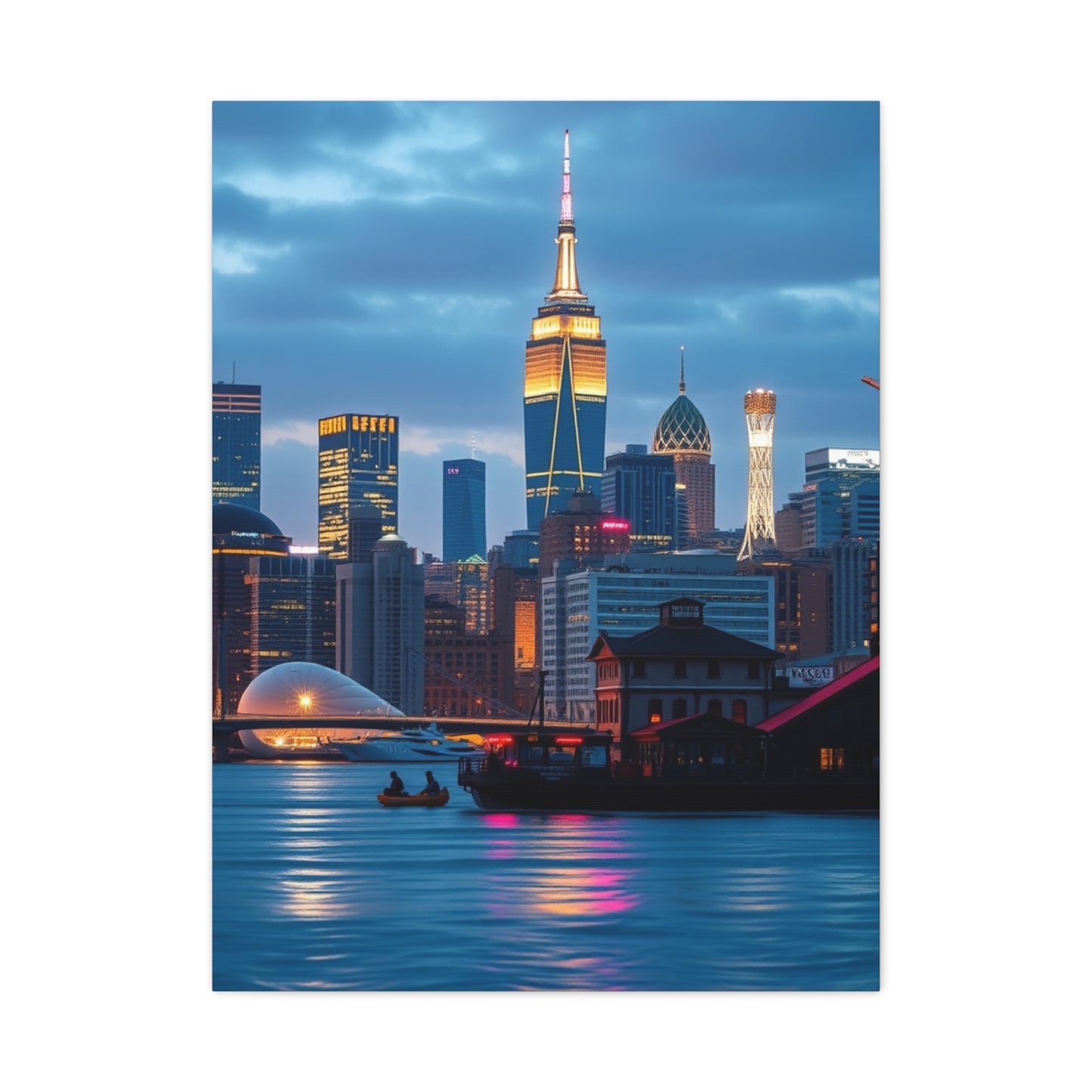 Elite City Skylines Art Vision Wall Art & Canvas Print