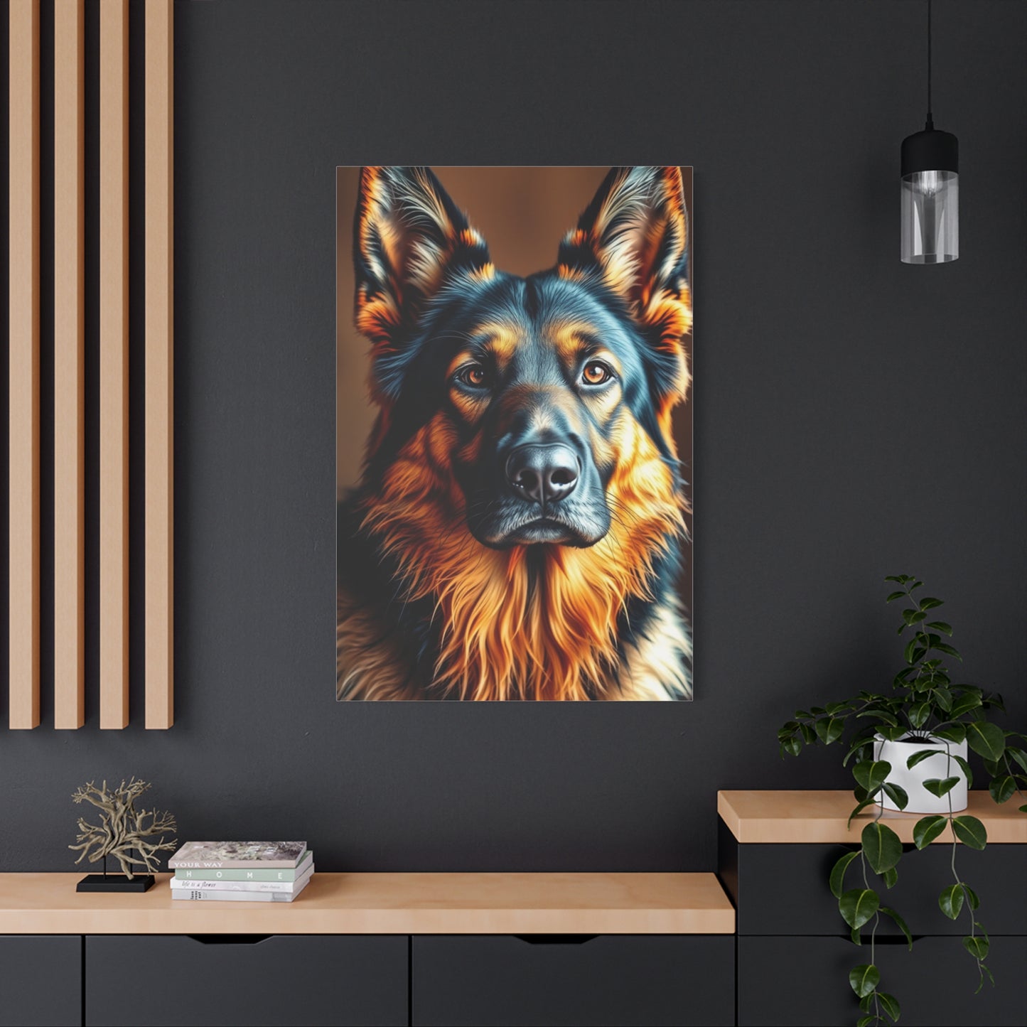 German Shepherd Art Luxury Canvas Wall Art & Canvas Print