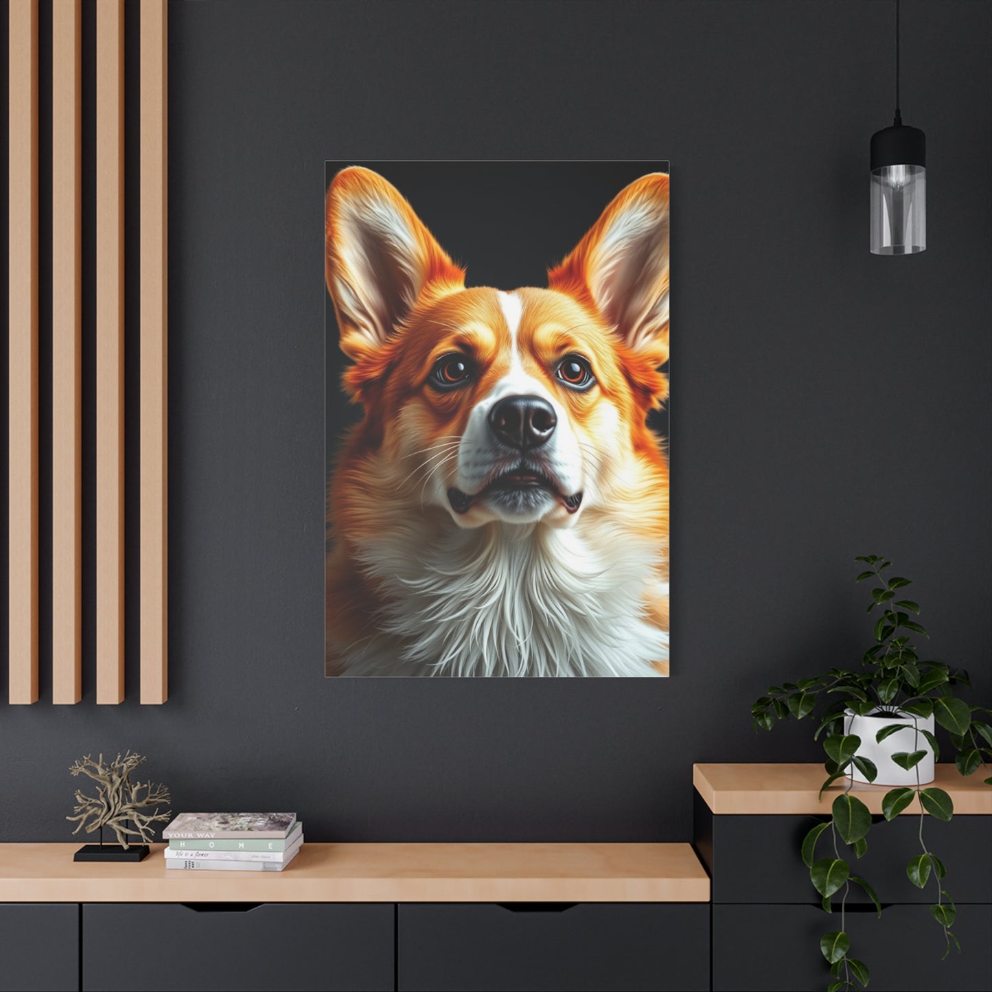 Corgi Dog Art Supreme Gallery Wall Art & Canvas Print