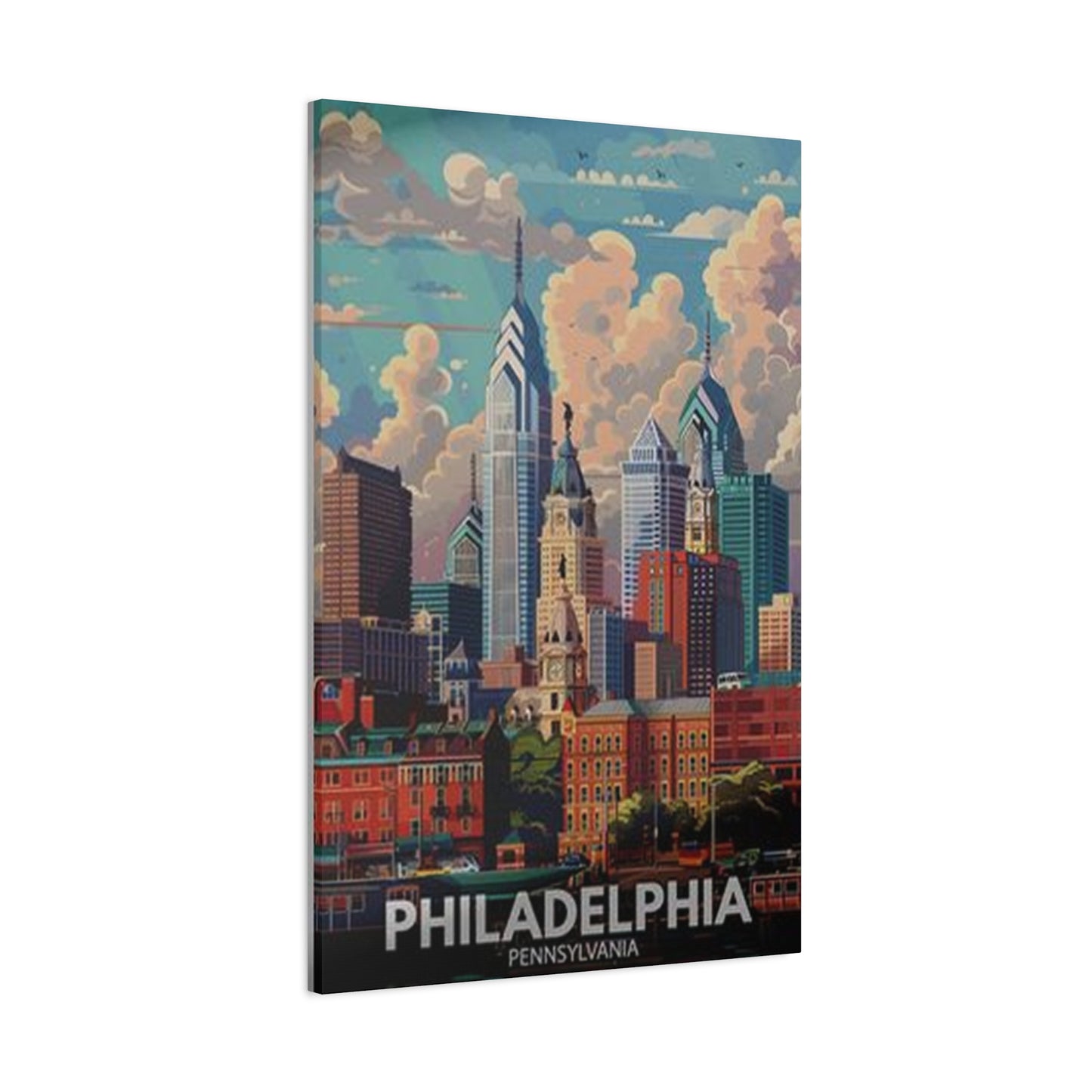 Sunny Day Of Philadelphia Wall Art & Canvas Prints