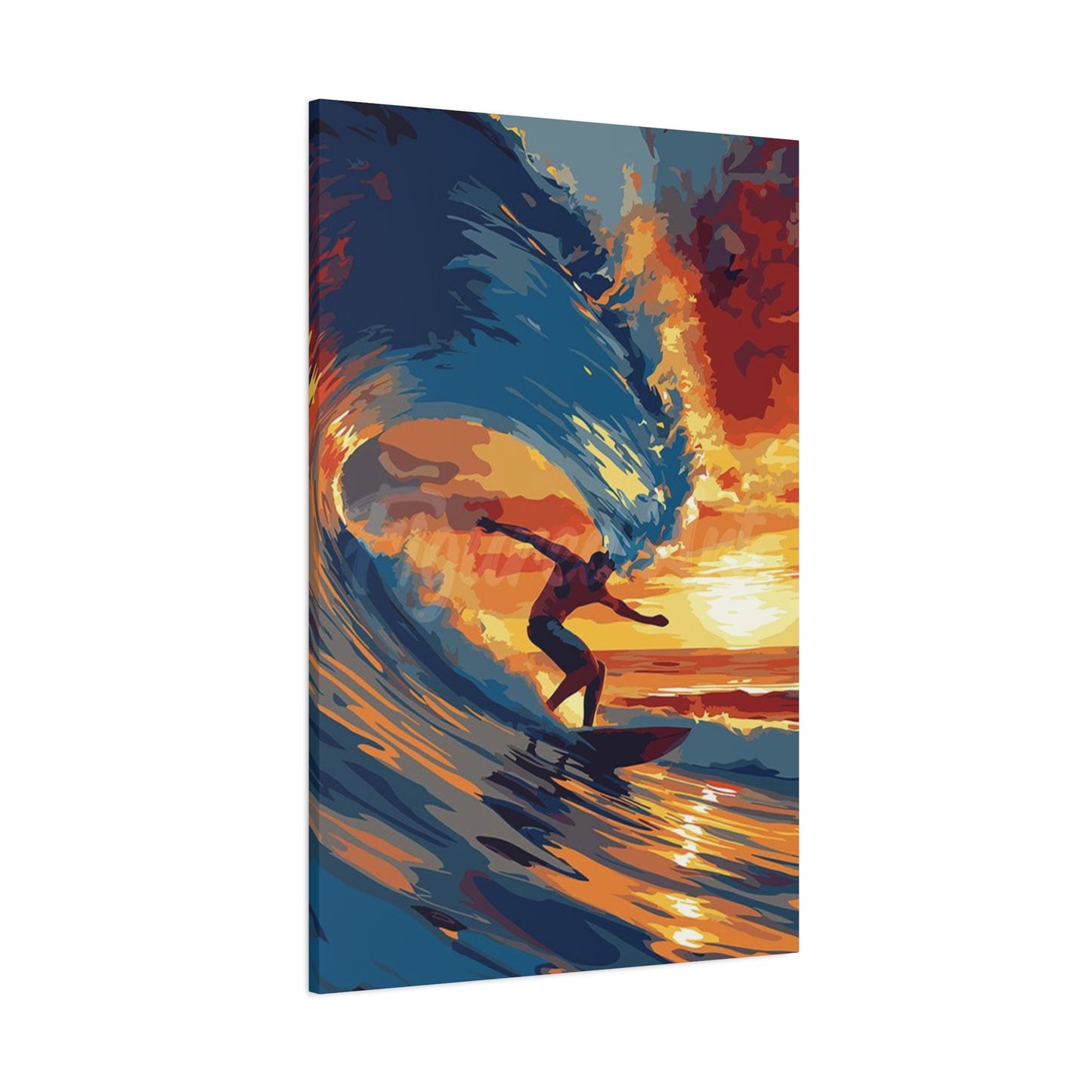 Surfing Abstract Wall Art & Canvas Prints