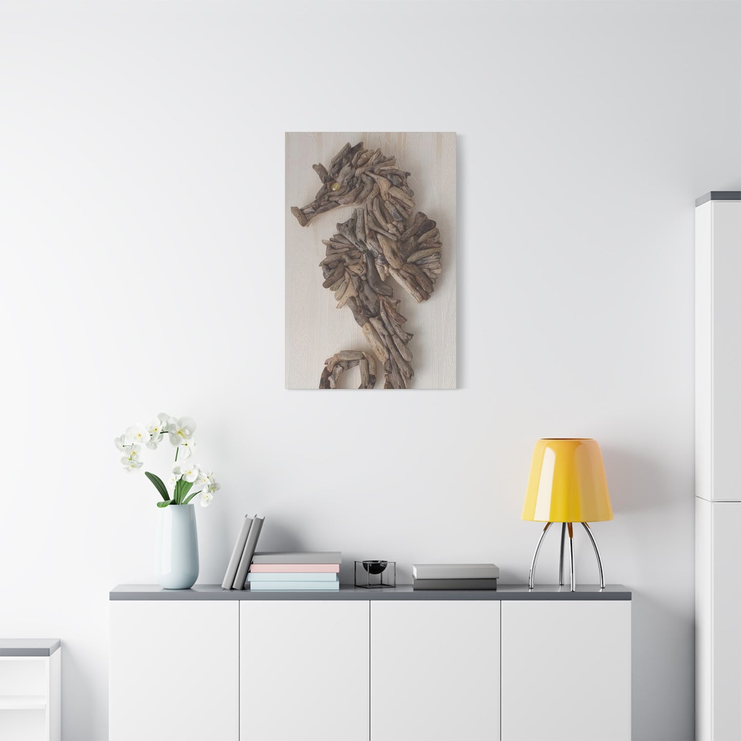 Driftwood Seahorse Wall Art & Canvas Prints