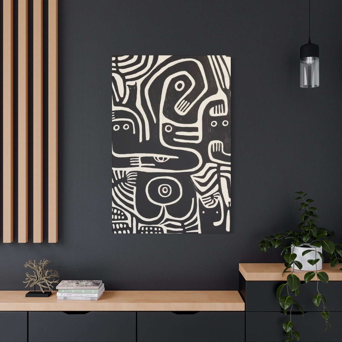 Monochrome Black Cat Wall Art & Canvas Prints