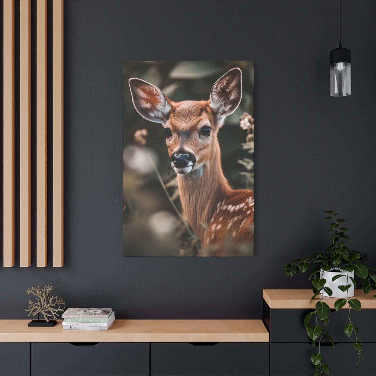 Deer Abstract Wall Art & Canvas Prints
