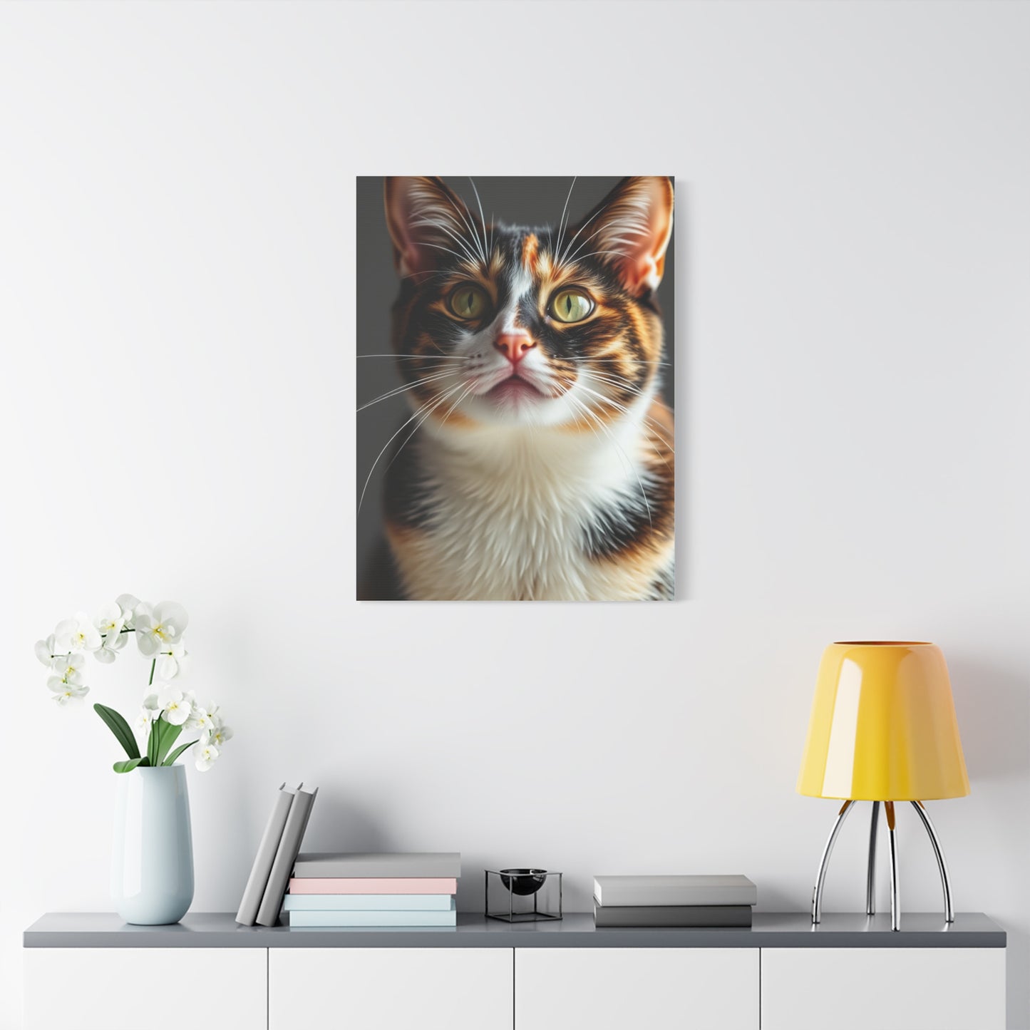 Vision Calico Cat Art Art Wall Art & Canvas Print