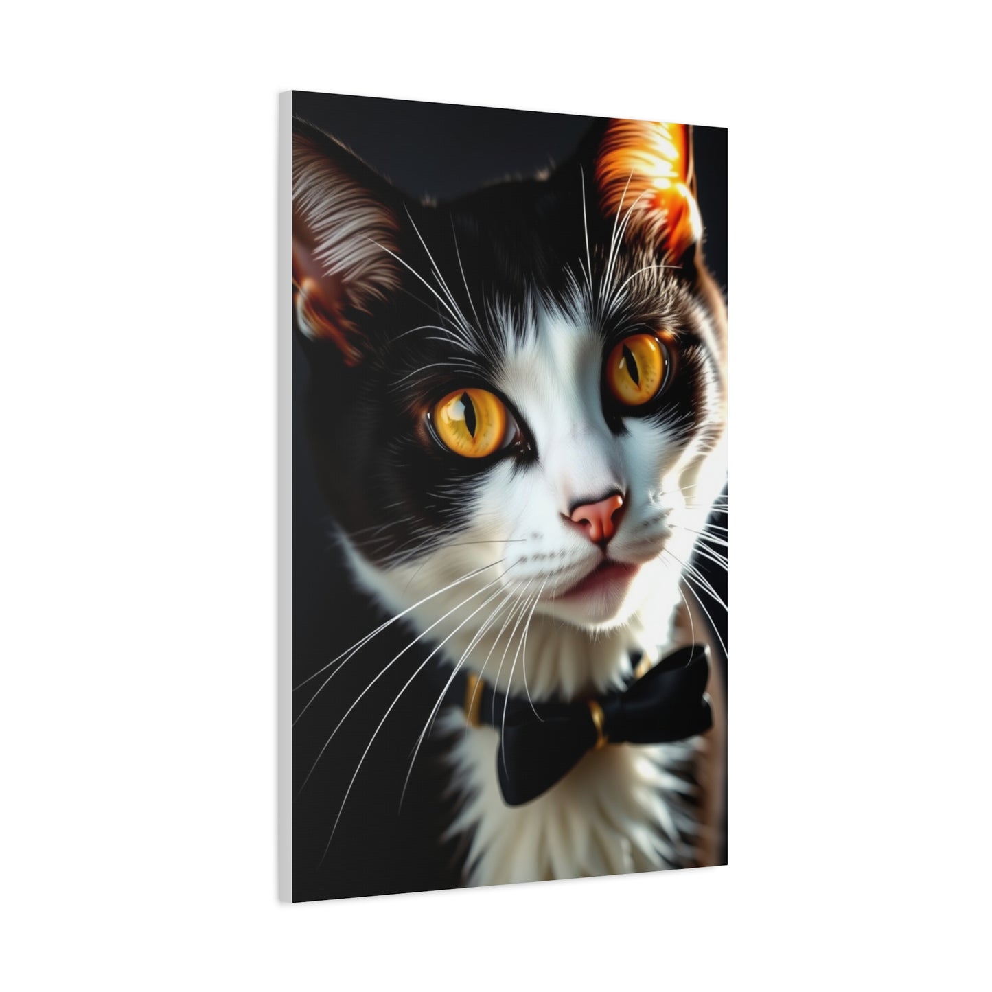 Tuxedo Cat Art Refined Canvas Wall Art & Canvas Print