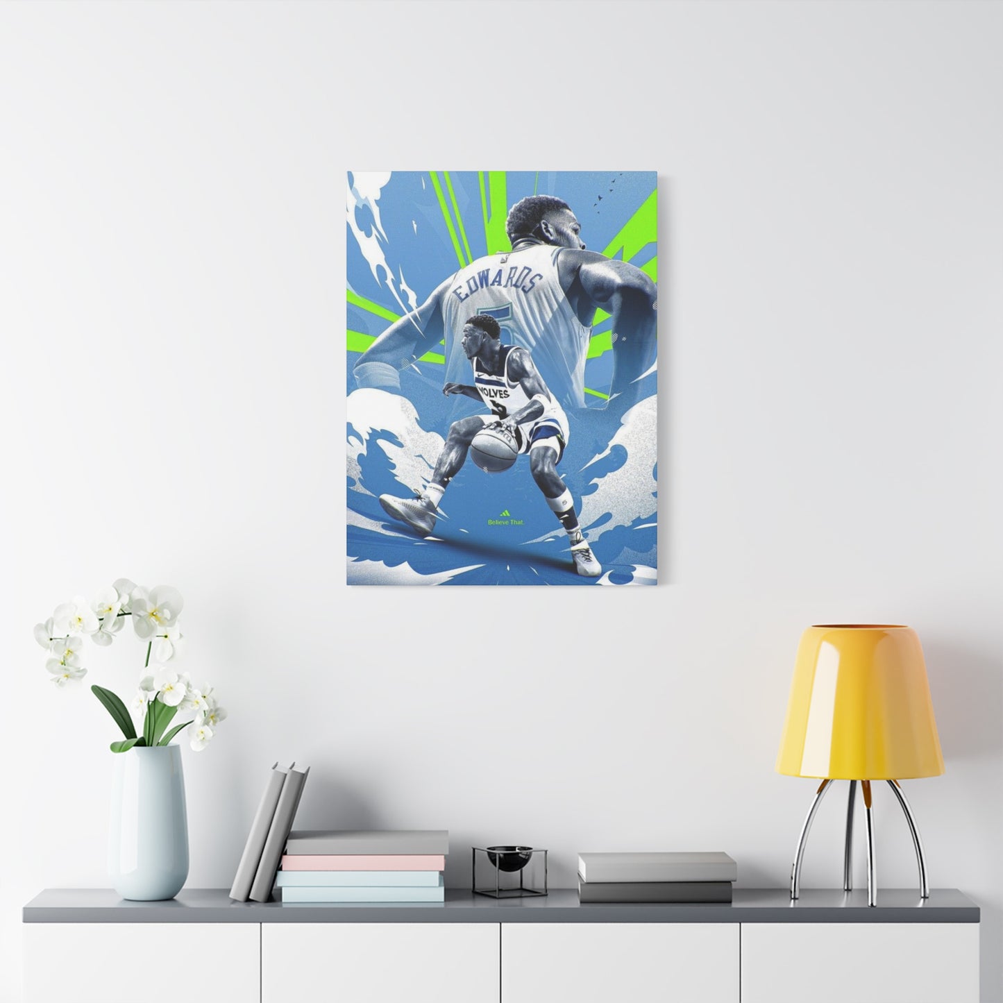 Edward Basketball Poster Wall Art & Canvas Prints